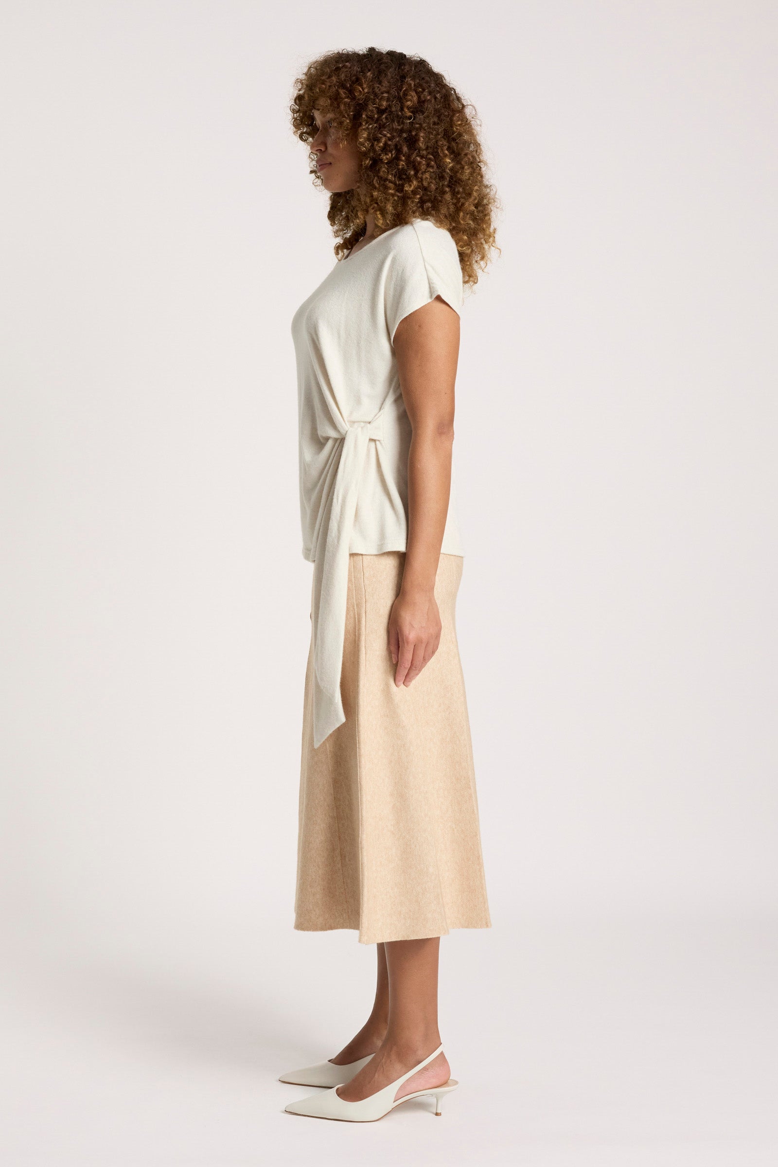 Aria Tie Top - Dune
