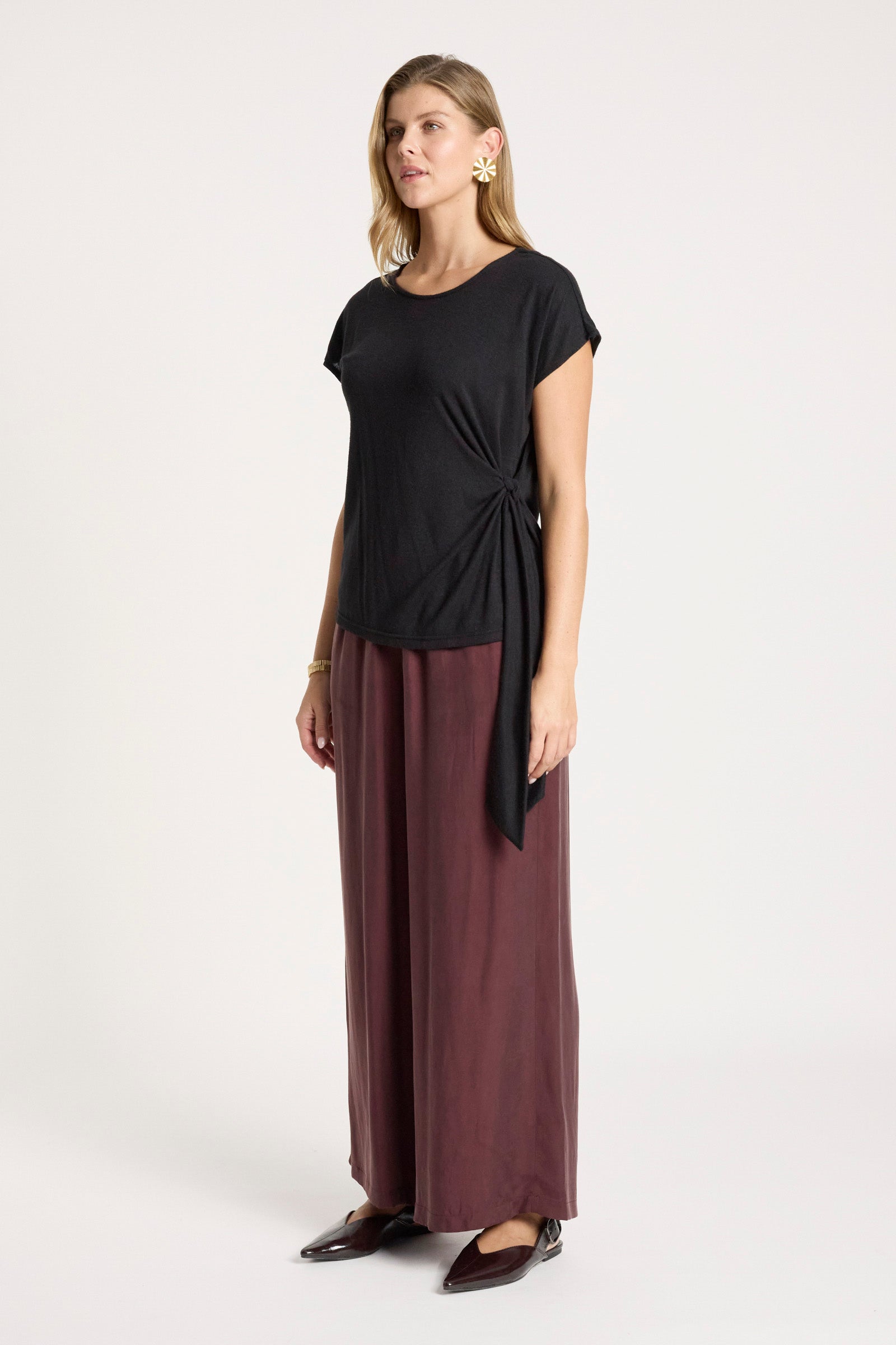 Aria Tie Top - Black