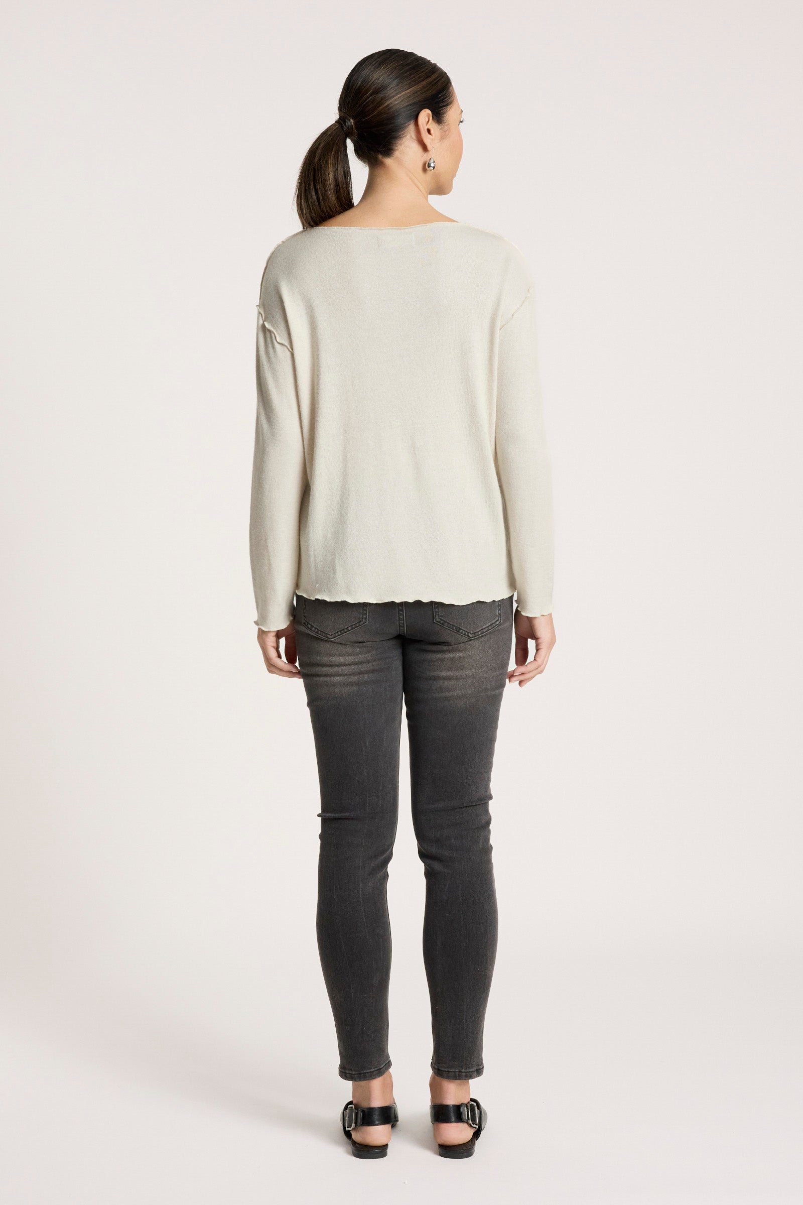 Aria Long Sleeve Top - Dune