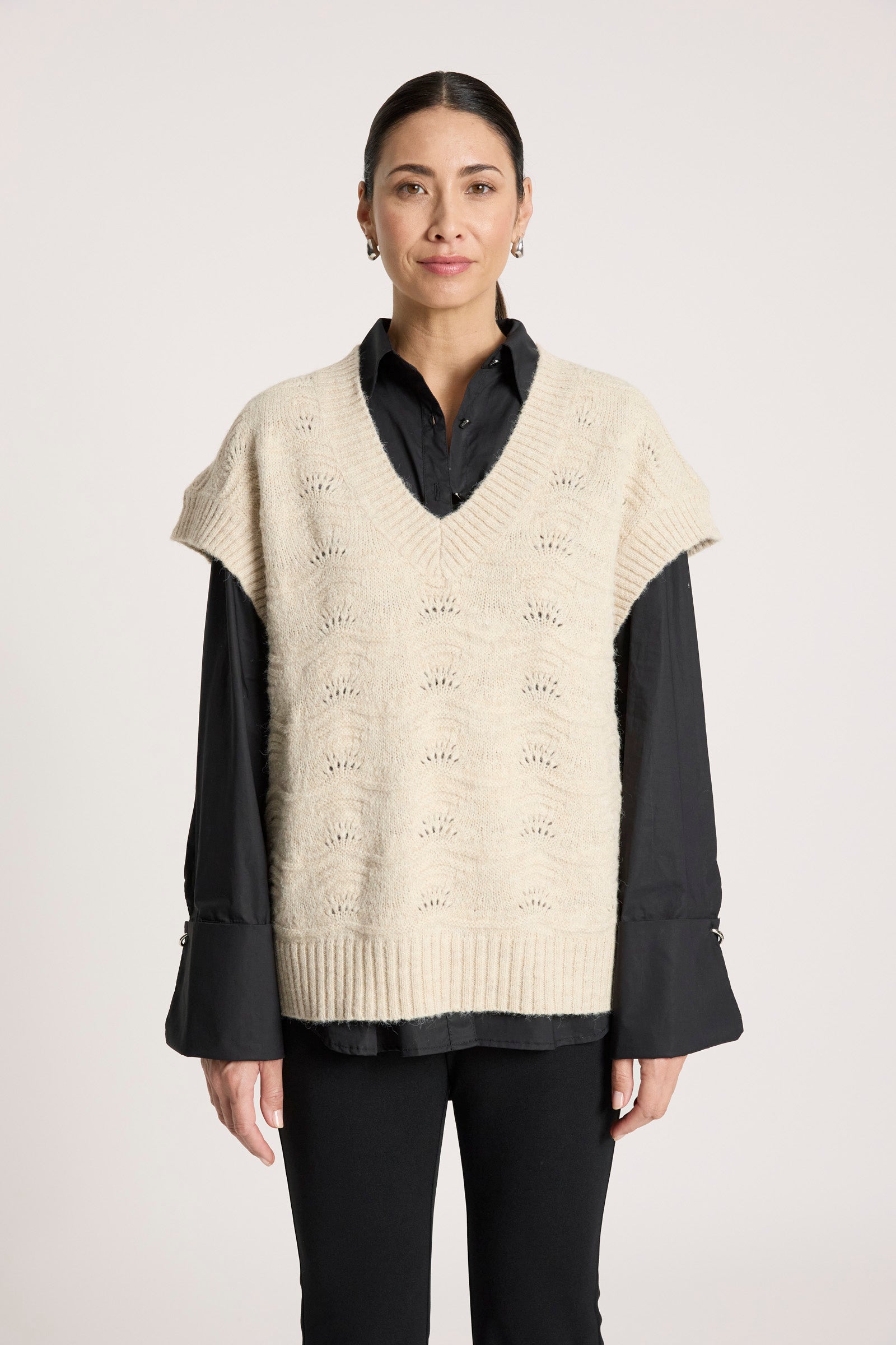 Orin Knit Vest - Dune