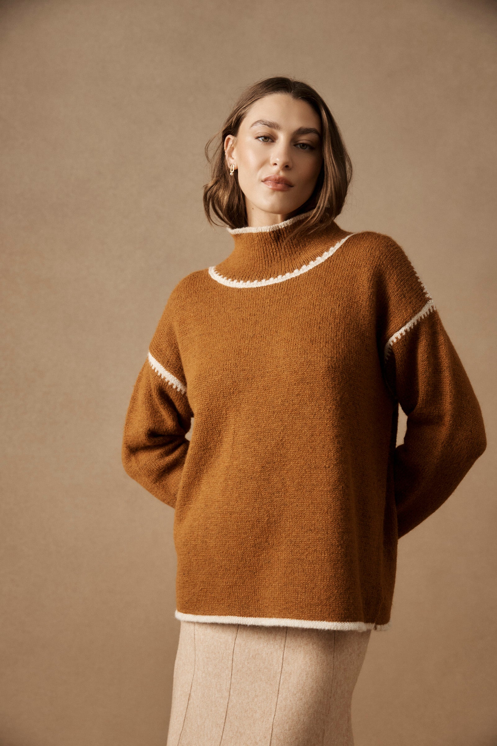 Orin Jumper - Caramel/Dune