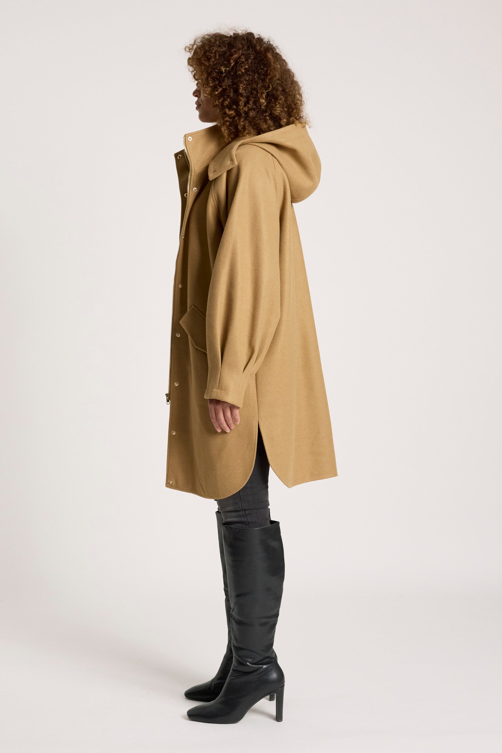 Sable Hood Jacket - Mocha