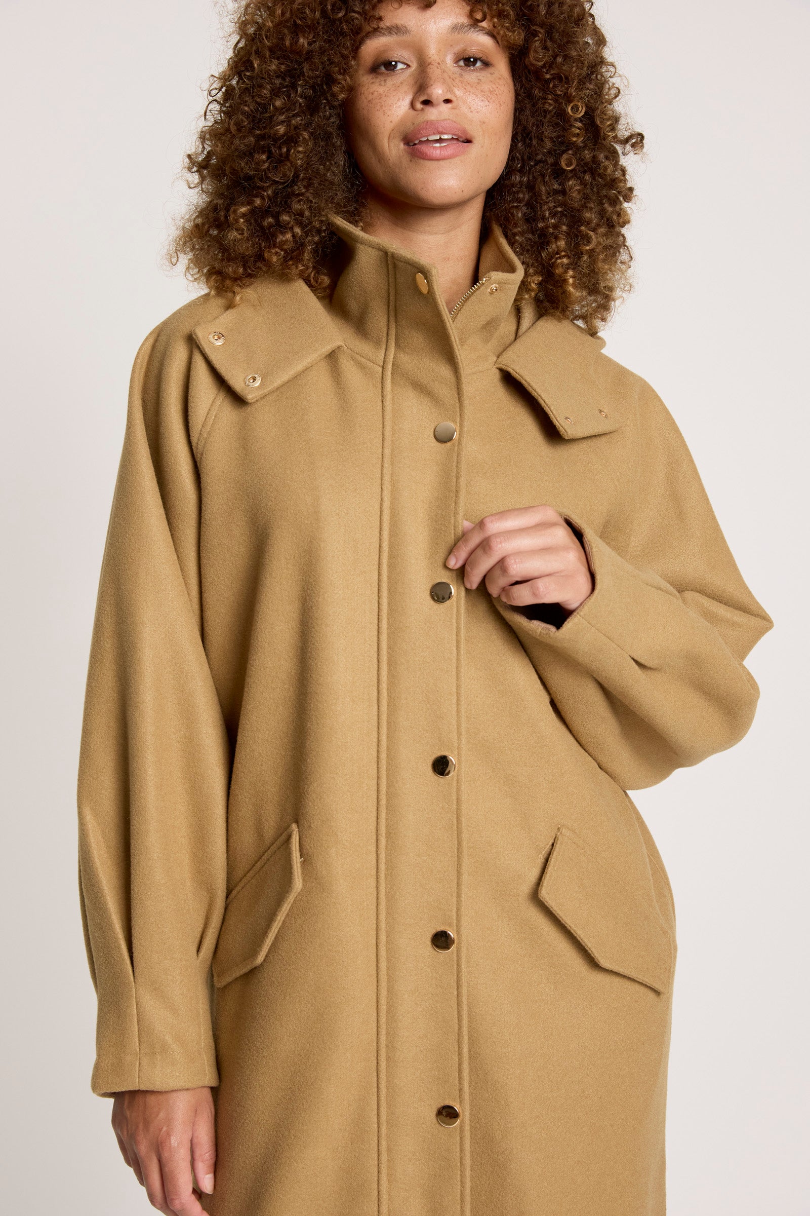Sable Hood Jacket - Mocha