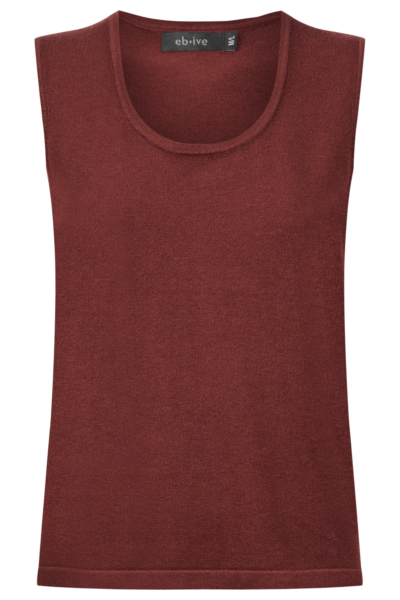 Samira Knit Tank - Mahogany