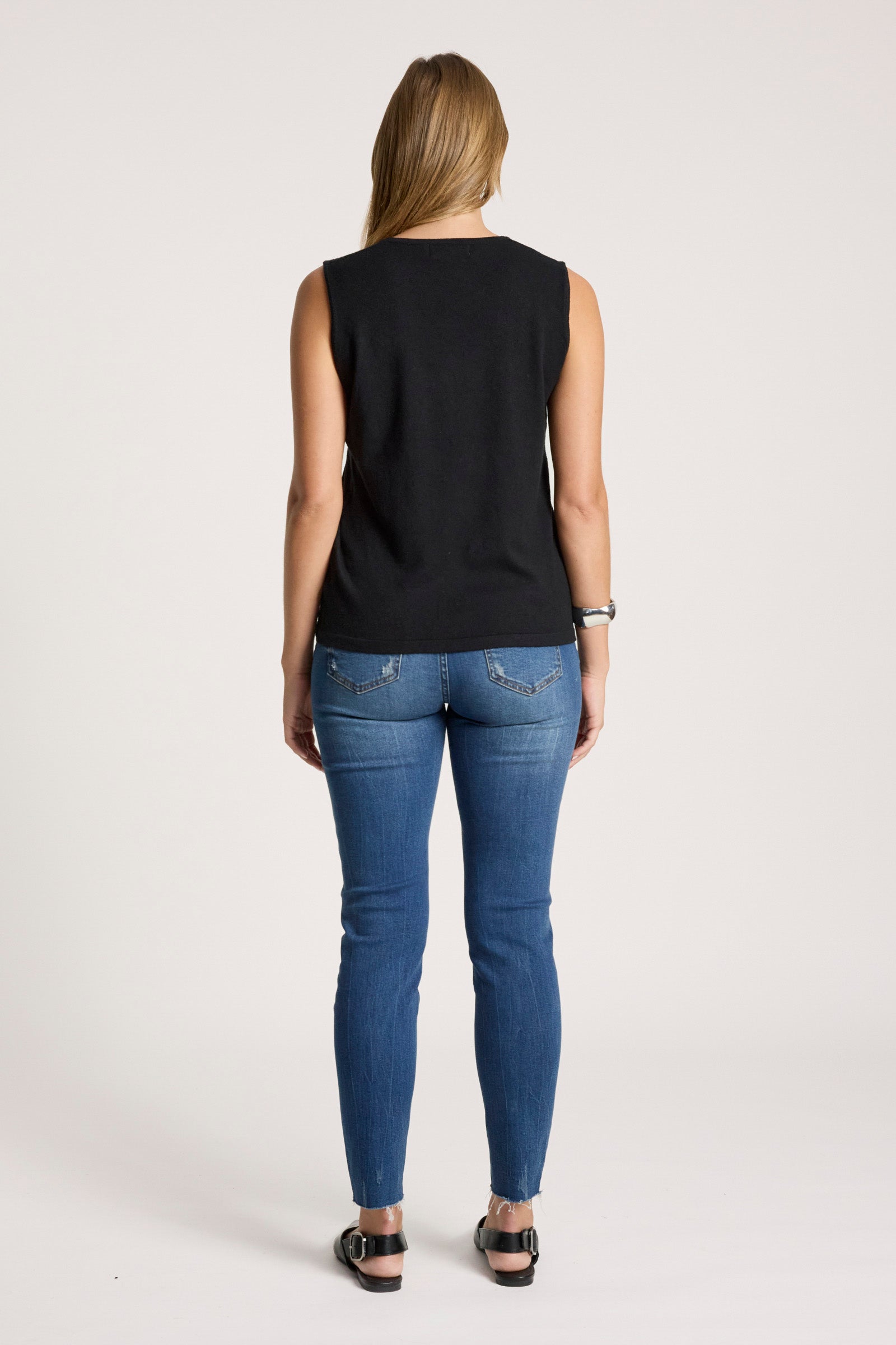 Samira Knit Tank - Black