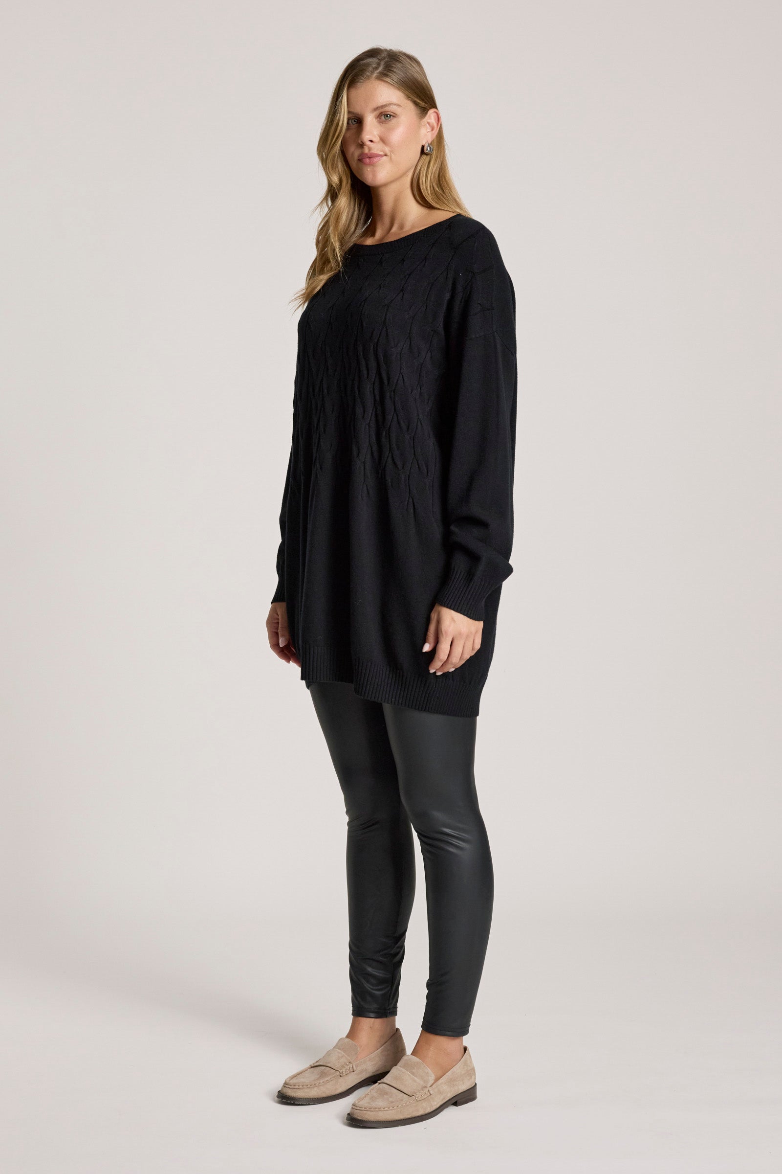 Samira Relaxed Knit - Black