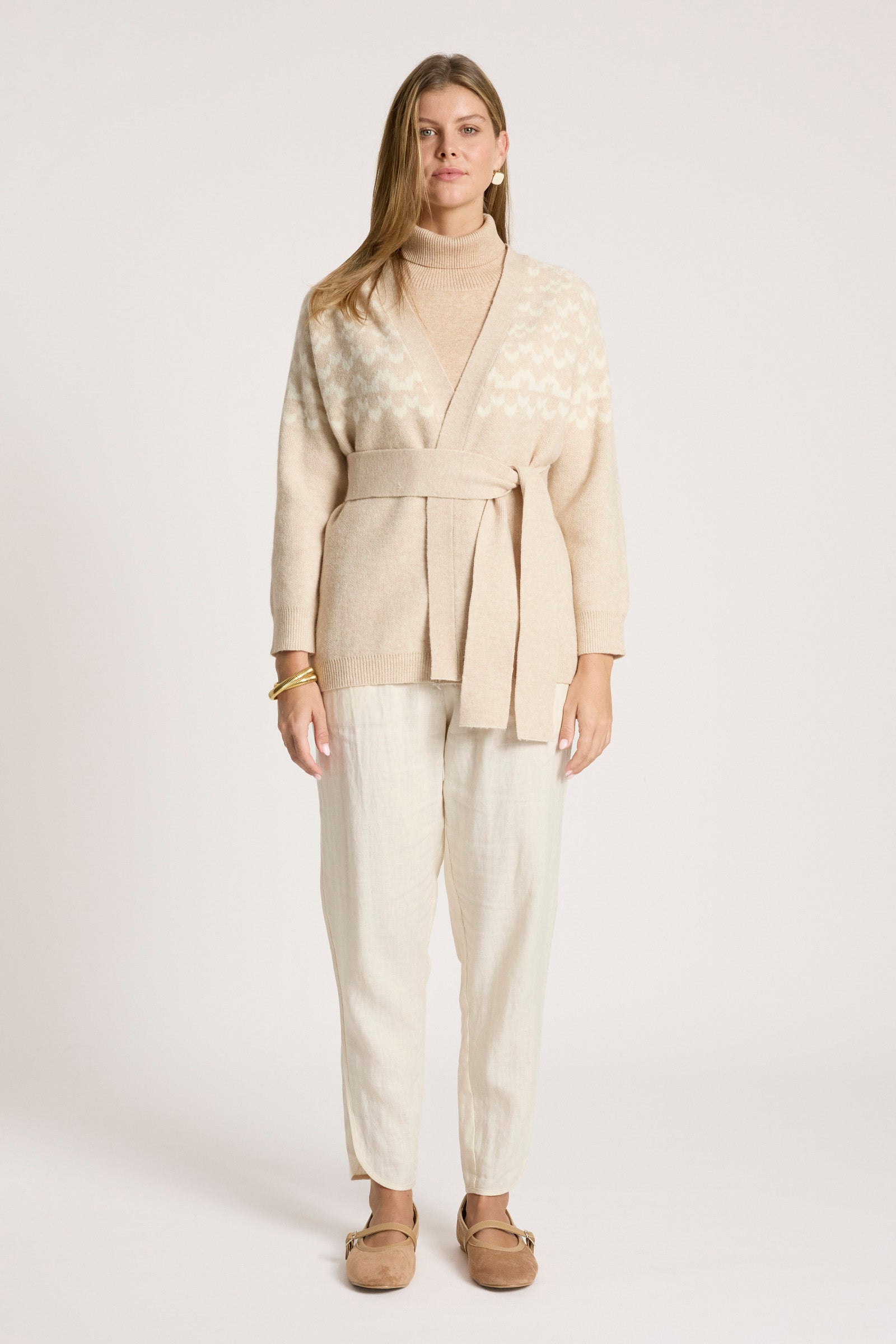 Maasai Cardigan - Dune/Bisque