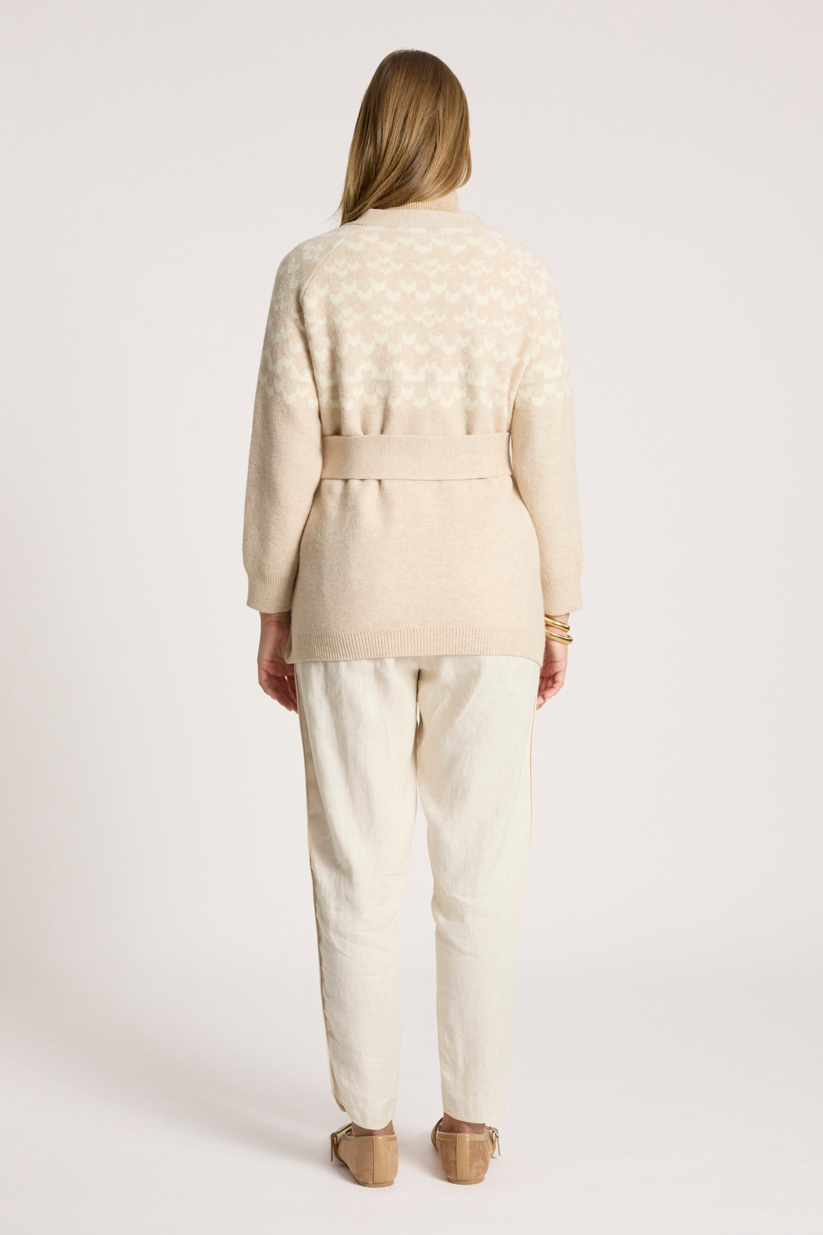 Maasai Cardigan - Dune/Bisque