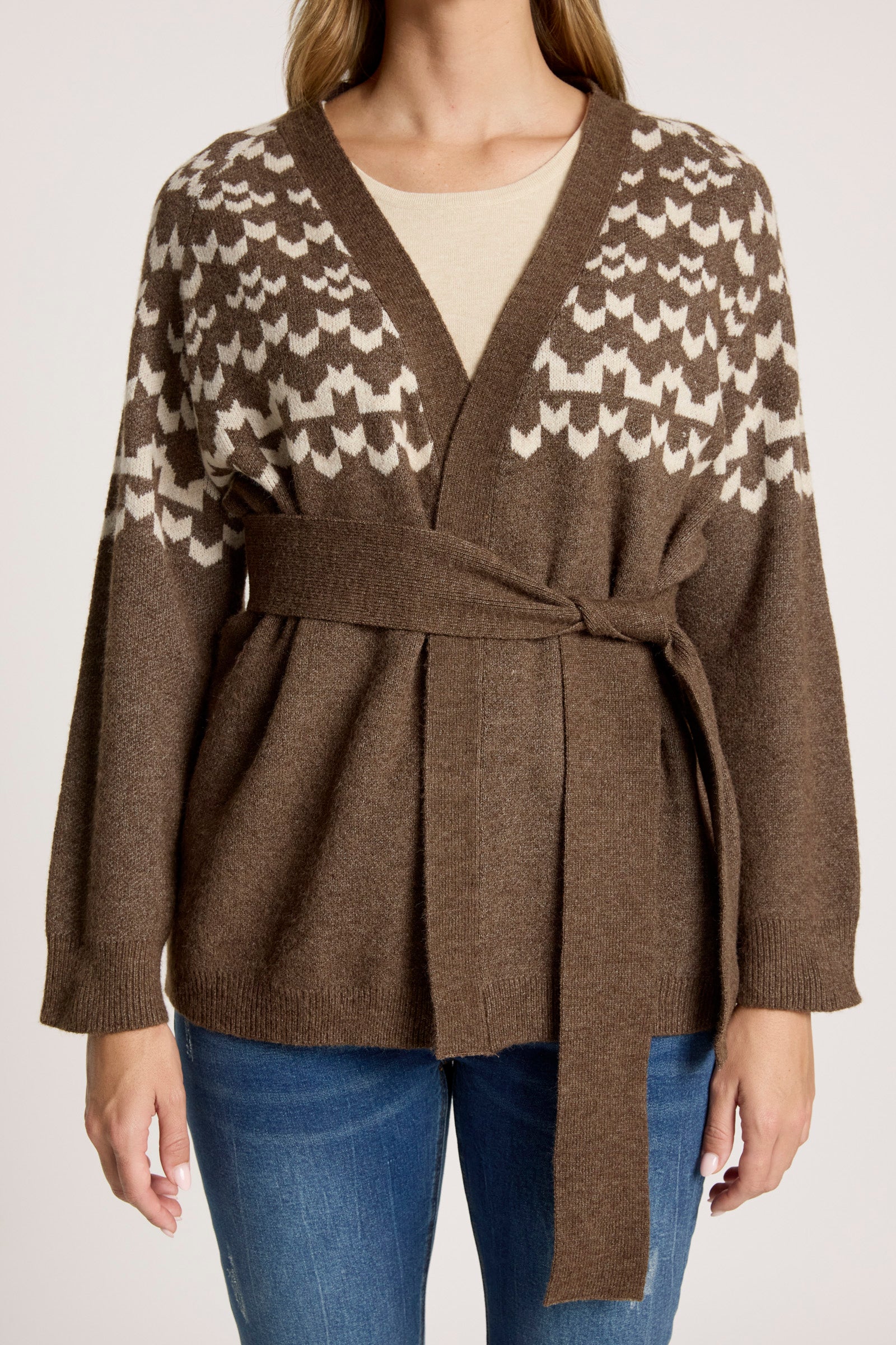 Maasai Cardigan - Cocoa/Dune