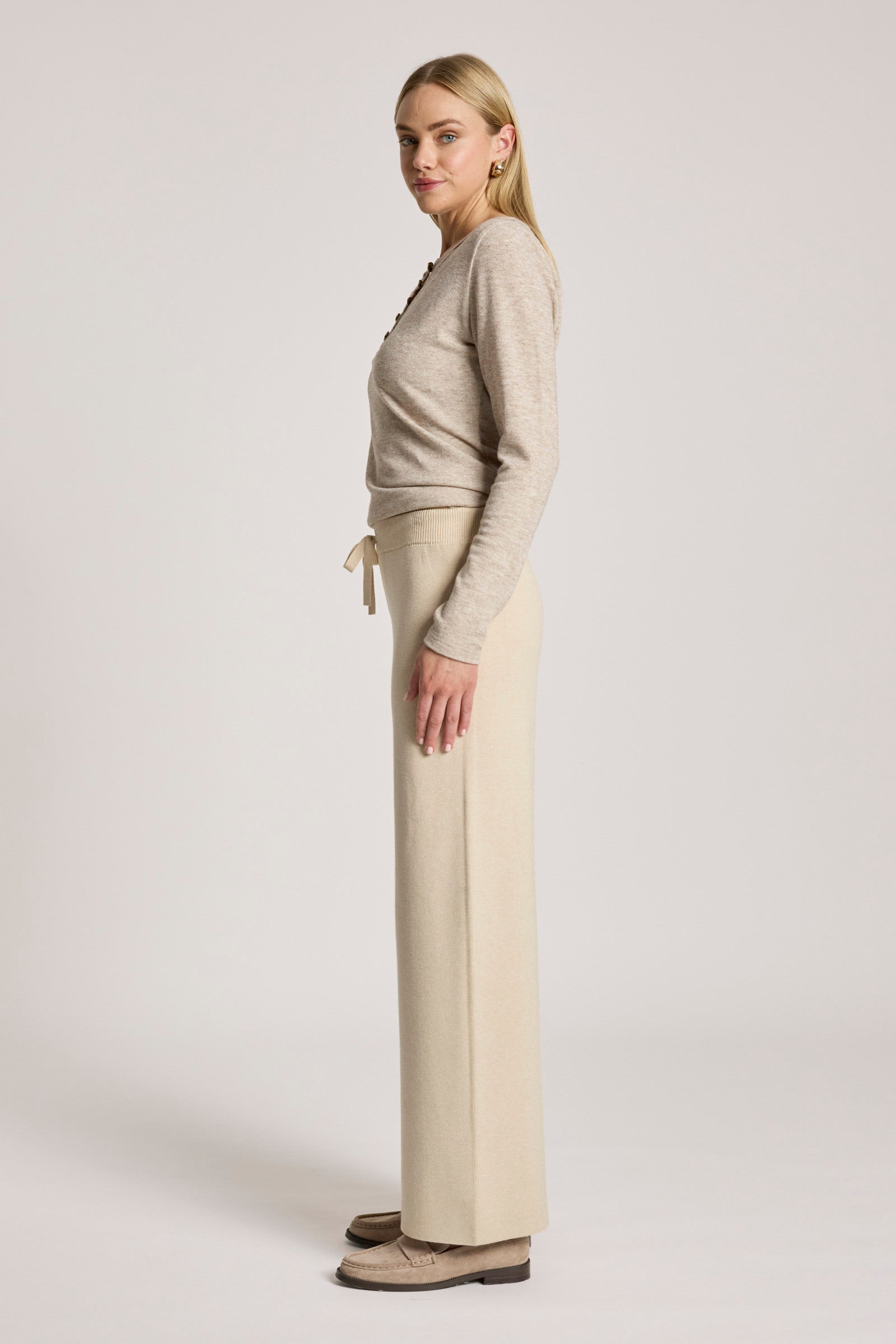 Samira Knit Pant - Bisque