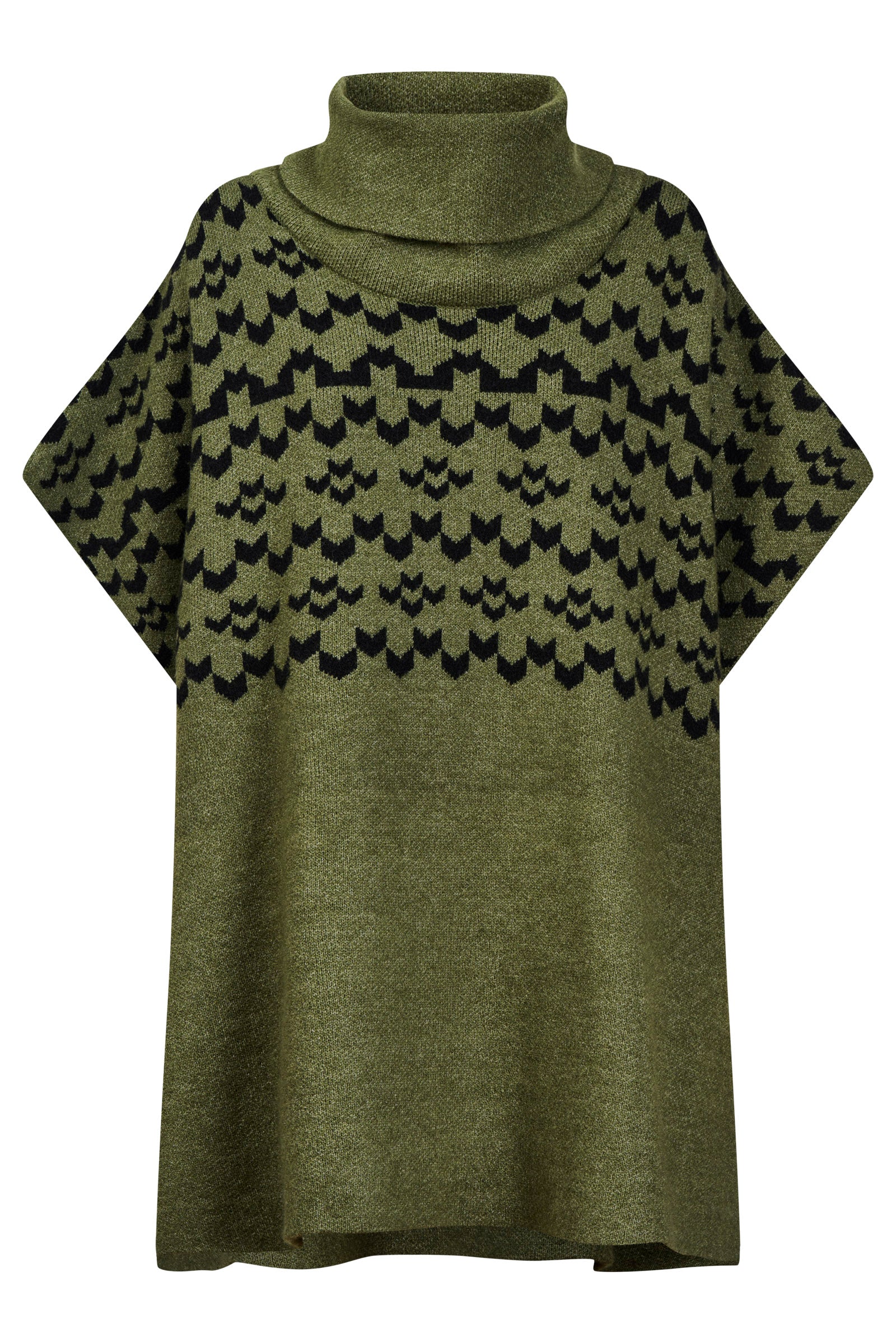 Maasai Poncho - Pampas/Black