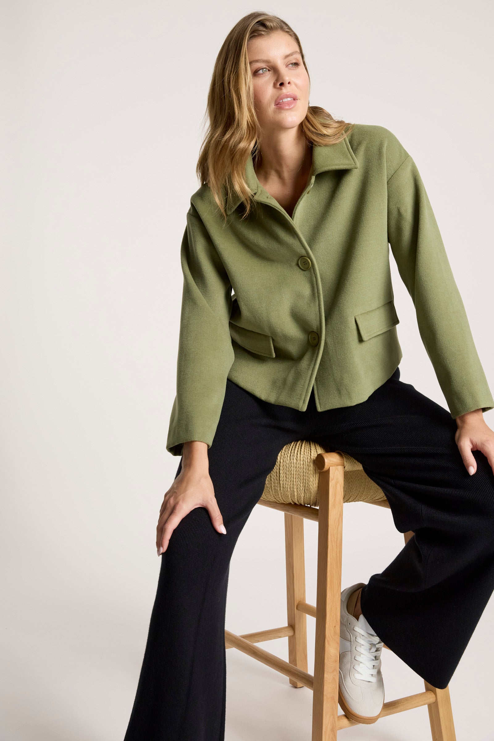 Wanderer Crop Jacket - Pampas