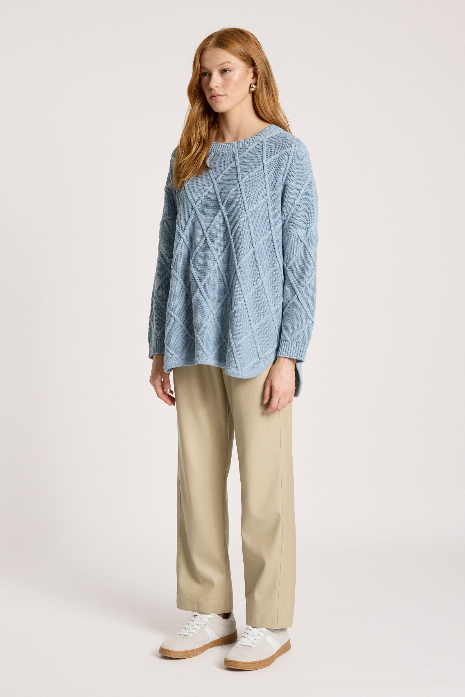 Liora Relaxed Jumper - Lake