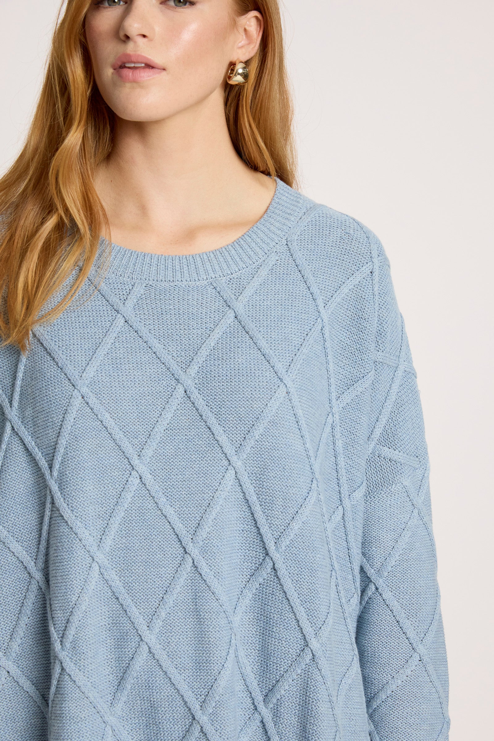 Liora Relaxed Jumper - Lake