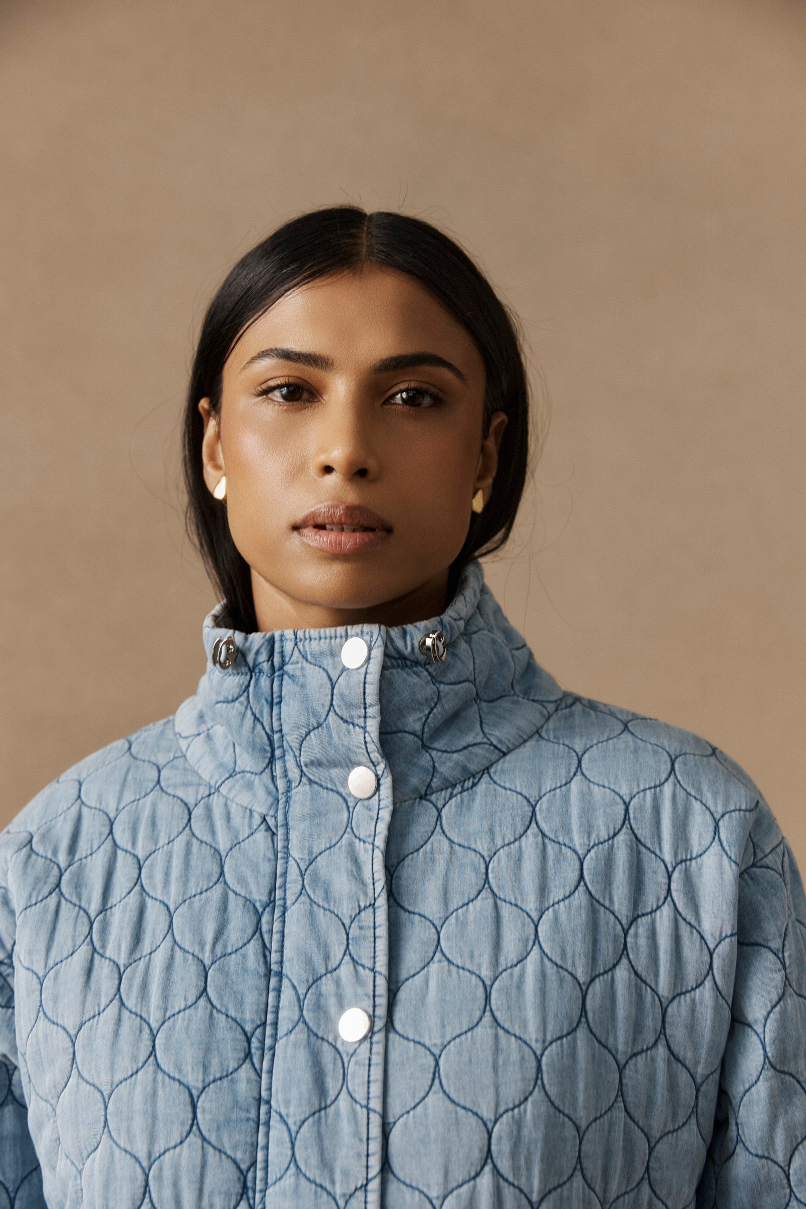 Heritage Clip On Earring - Gold Tri