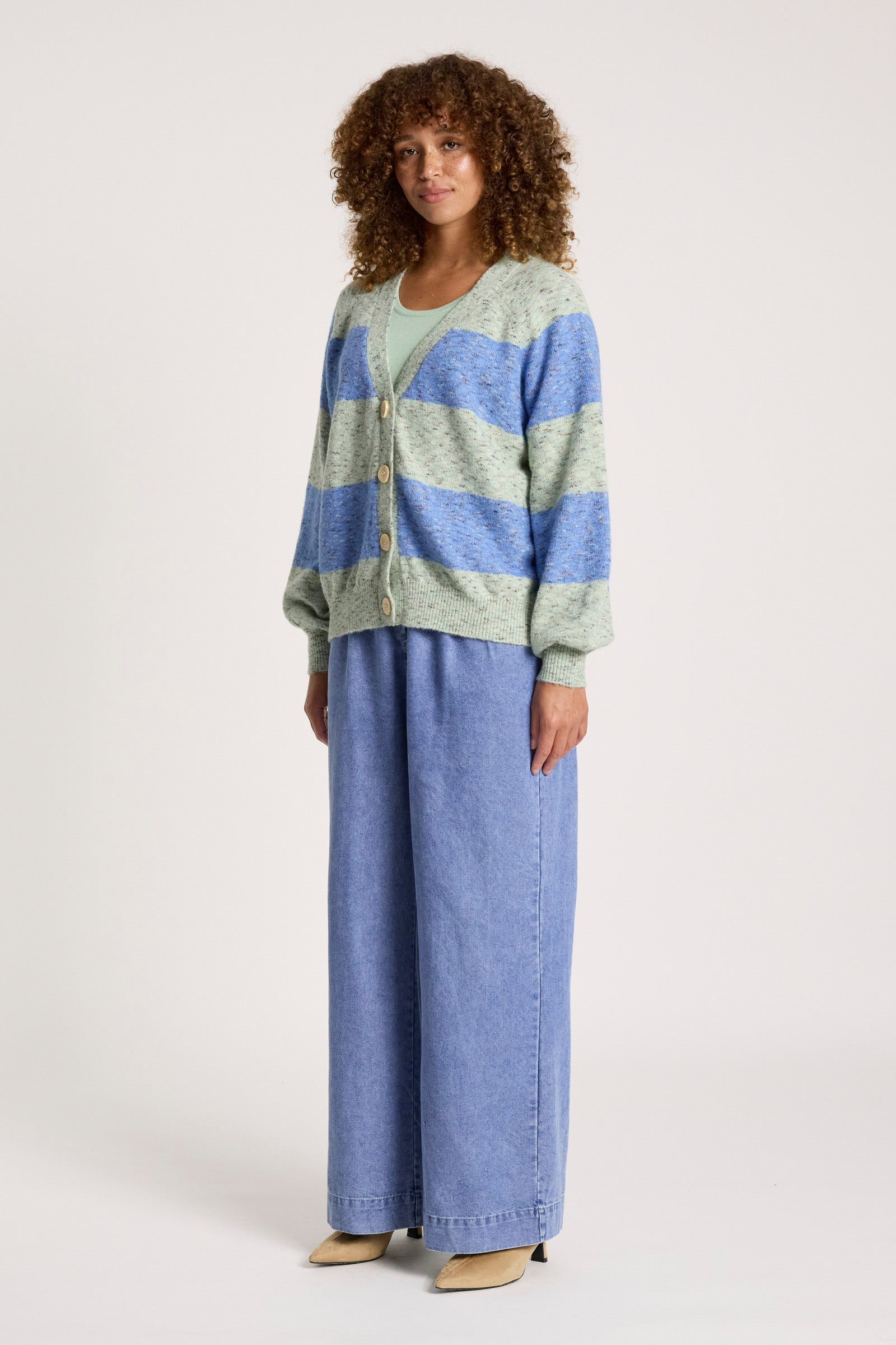 Zarda Cardigan - Sage/Lake