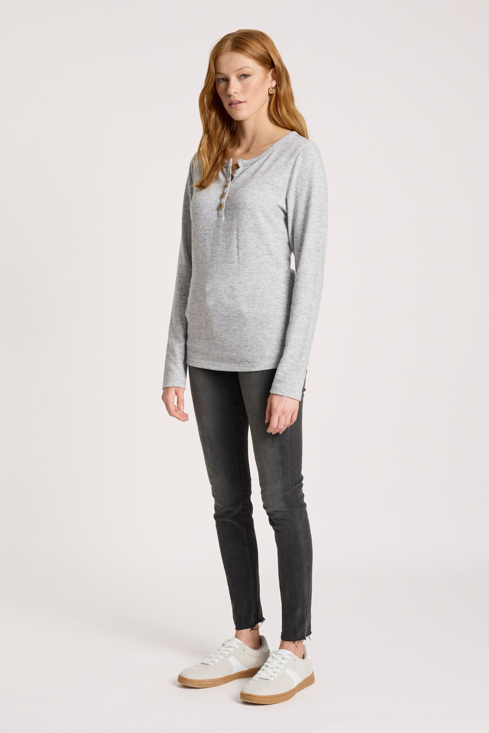 Rumi Long Sleeve Top - Marle