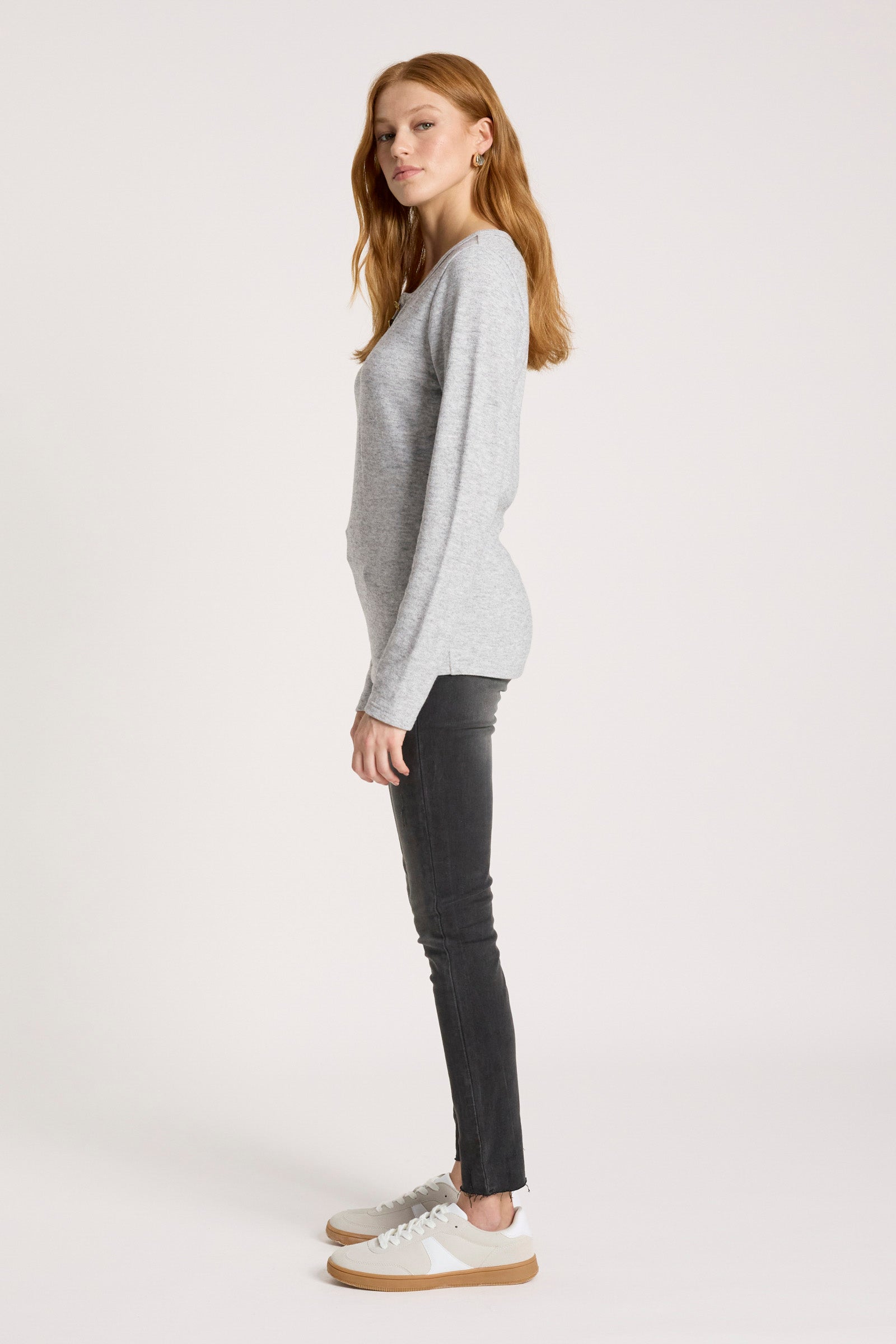 Rumi Long Sleeve Top - Marle