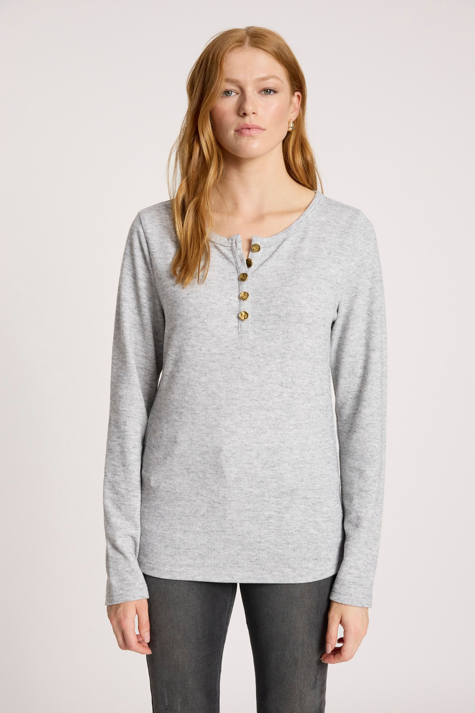Rumi Long Sleeve Top - Marle