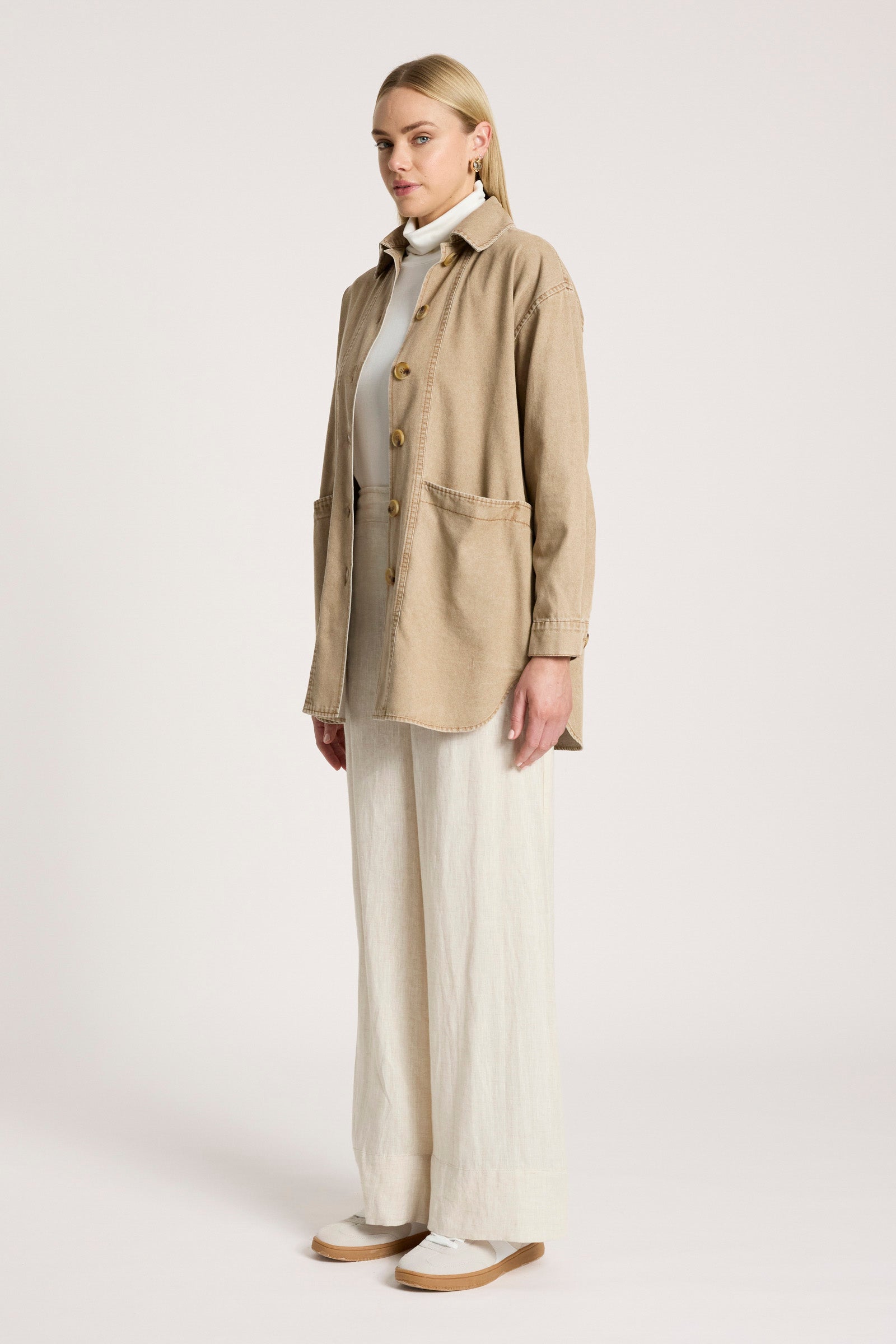 Bodhi Denim Jacket - Fawn