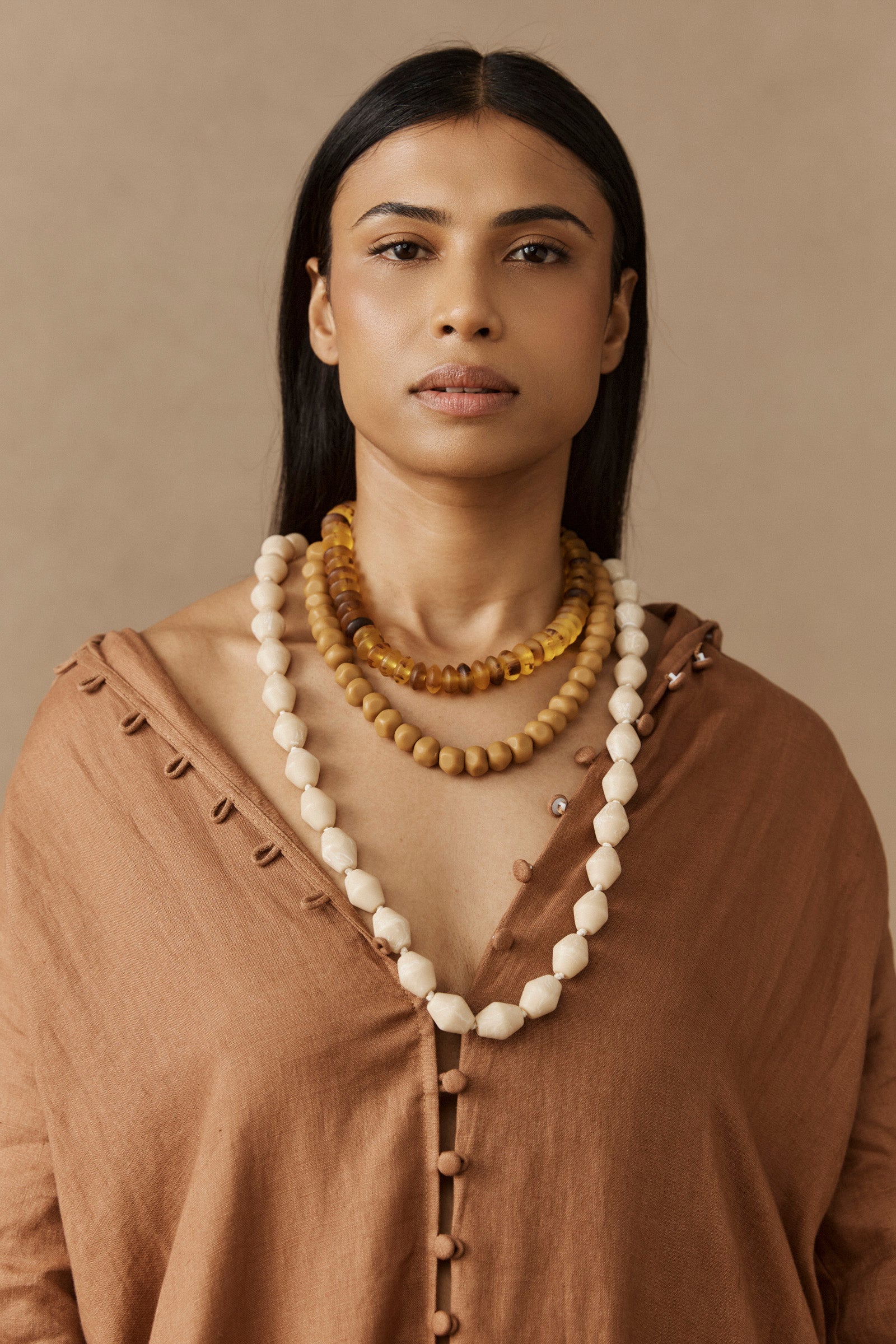 Zarda Necklace - Mocha