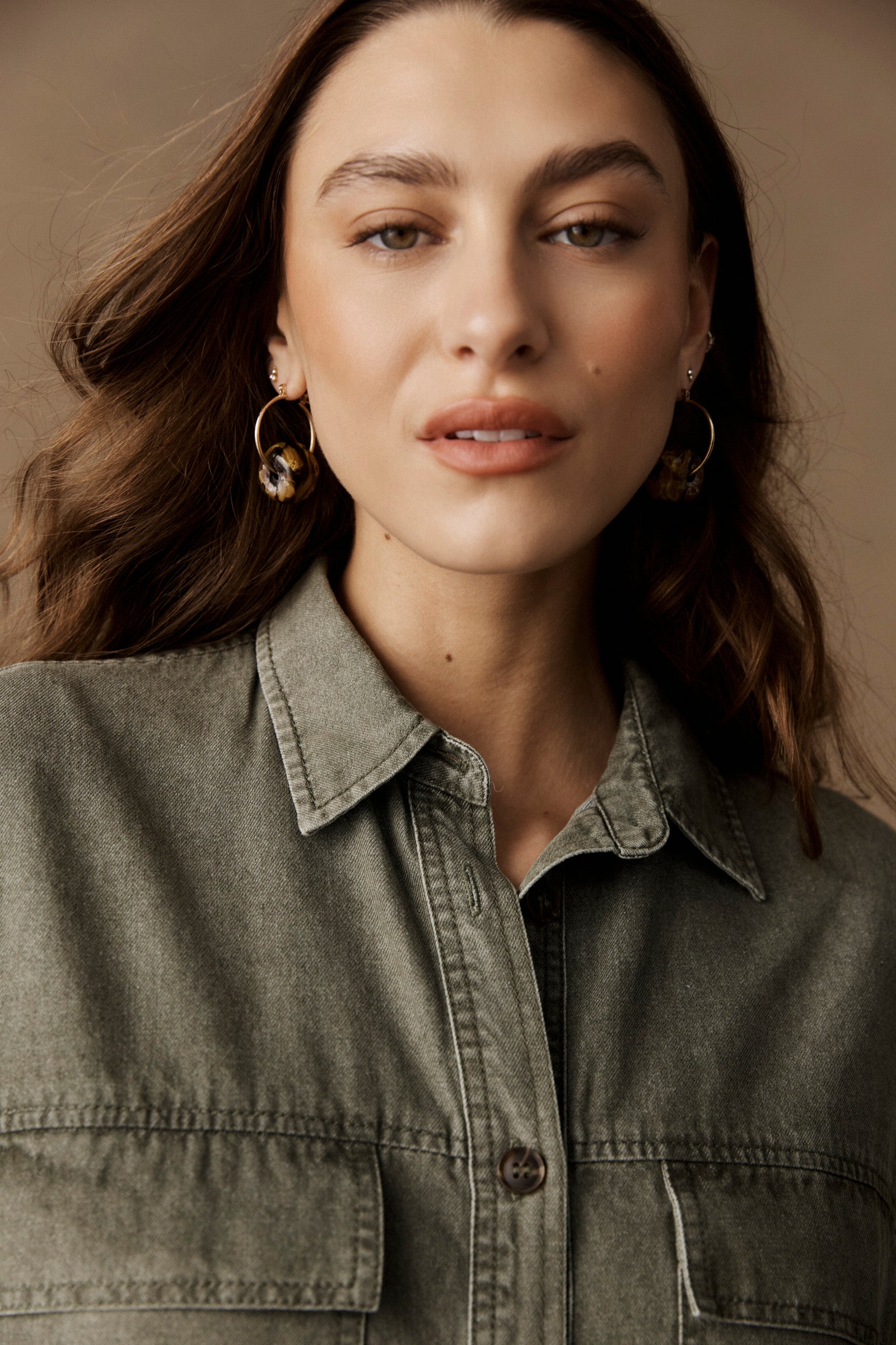 Oman Earring - Bead Hoop