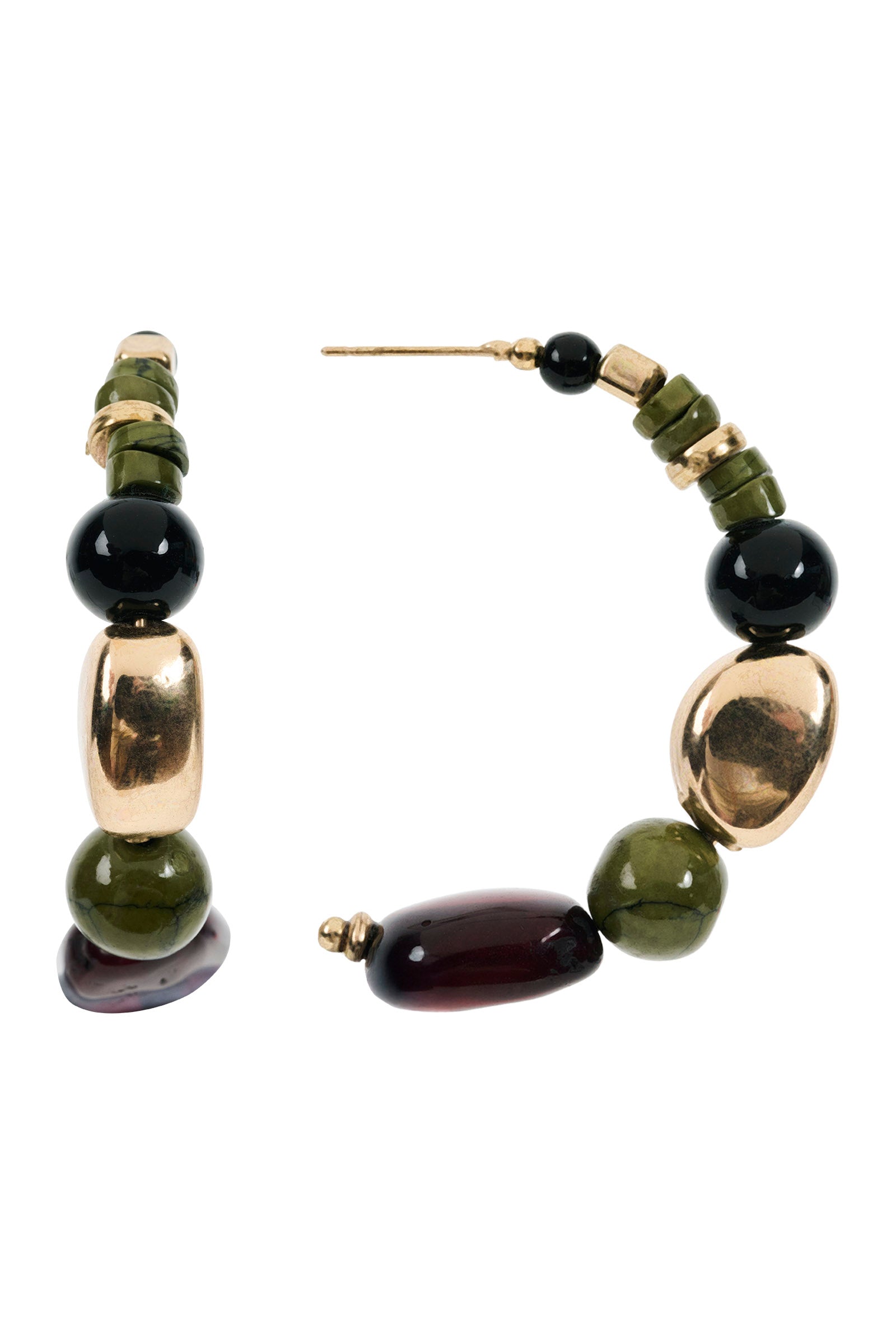 Oman Beaded Earring - Pampas