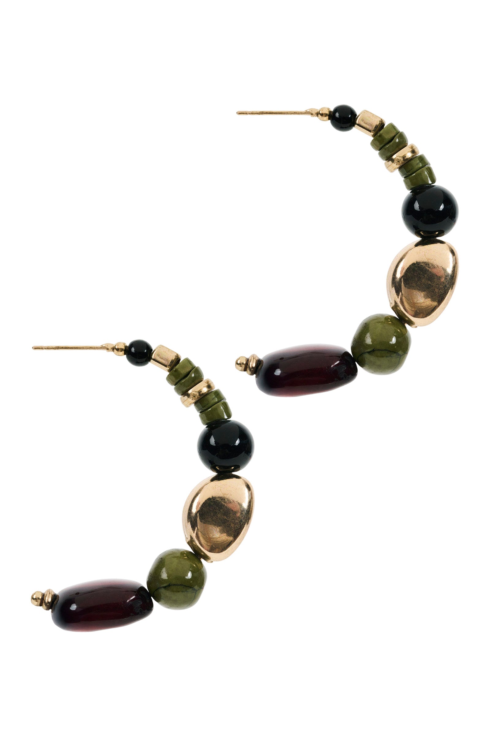 Oman Beaded Earring - Pampas