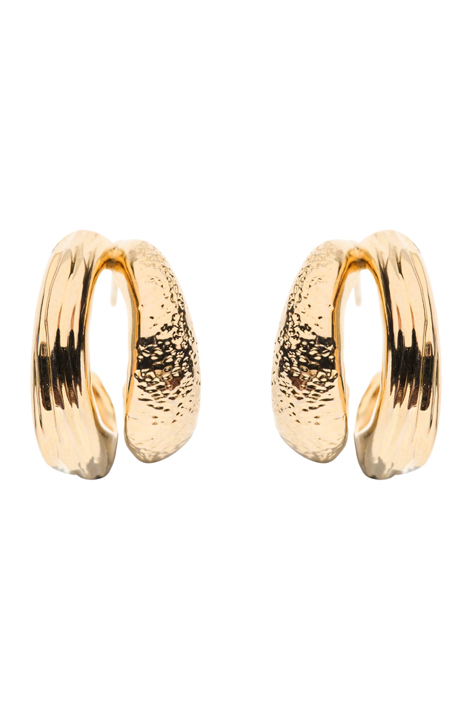 Heritage Luxe Earring - Gold Duet