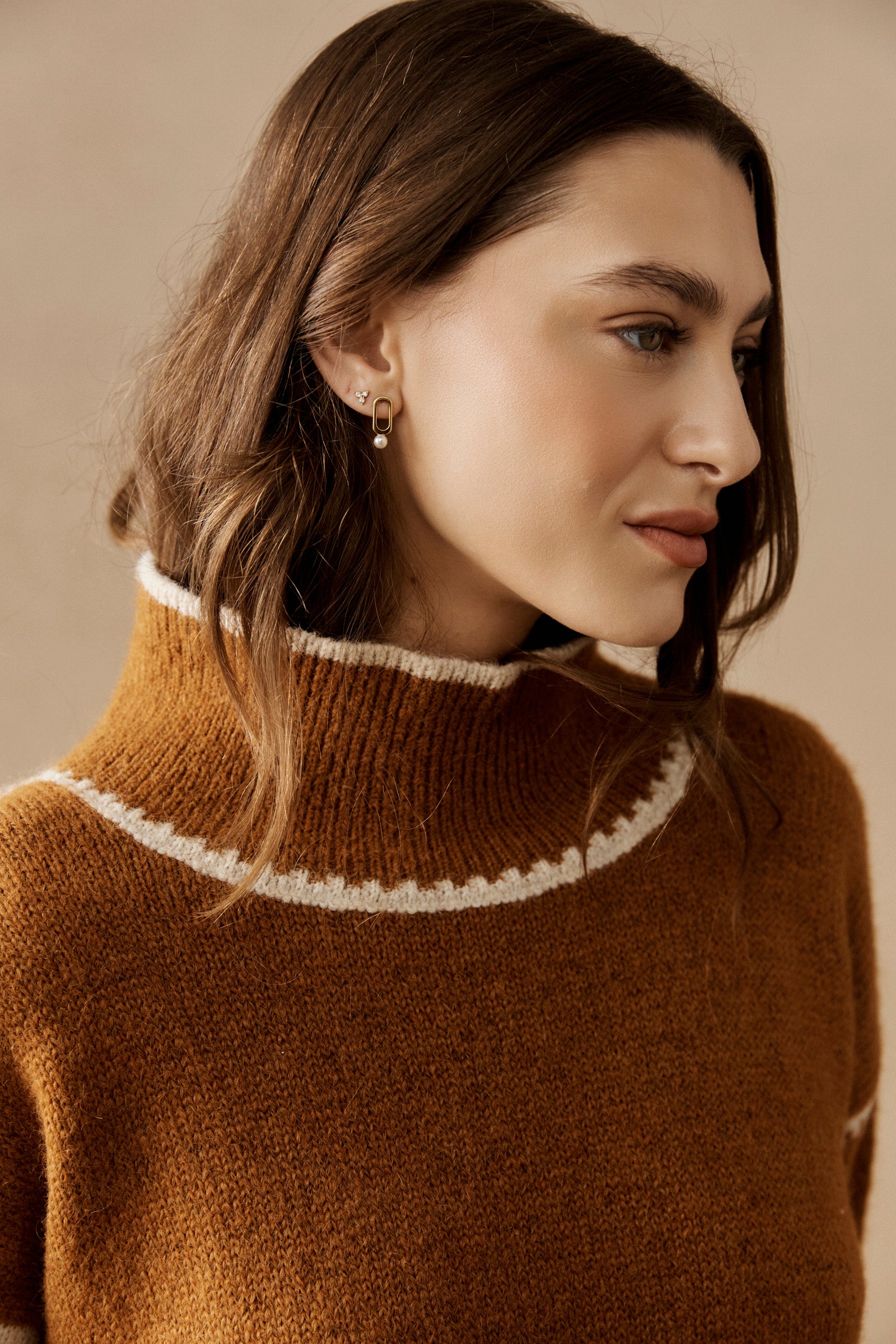 Heritage Earring - Diamond Trio