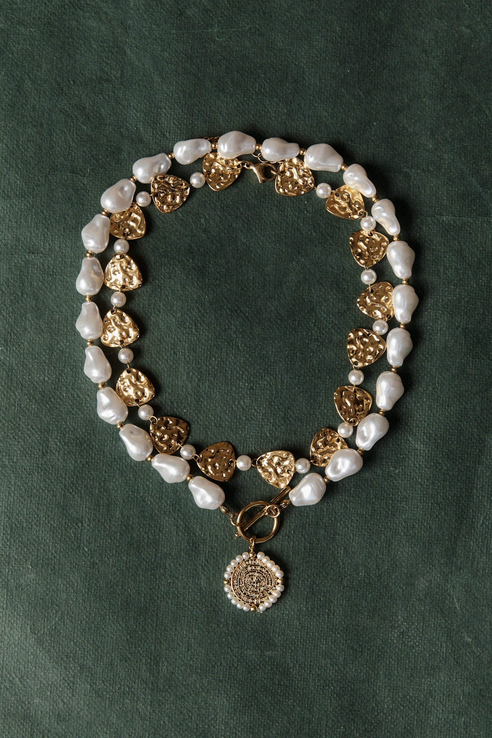 San Necklace - Pearl / Gold