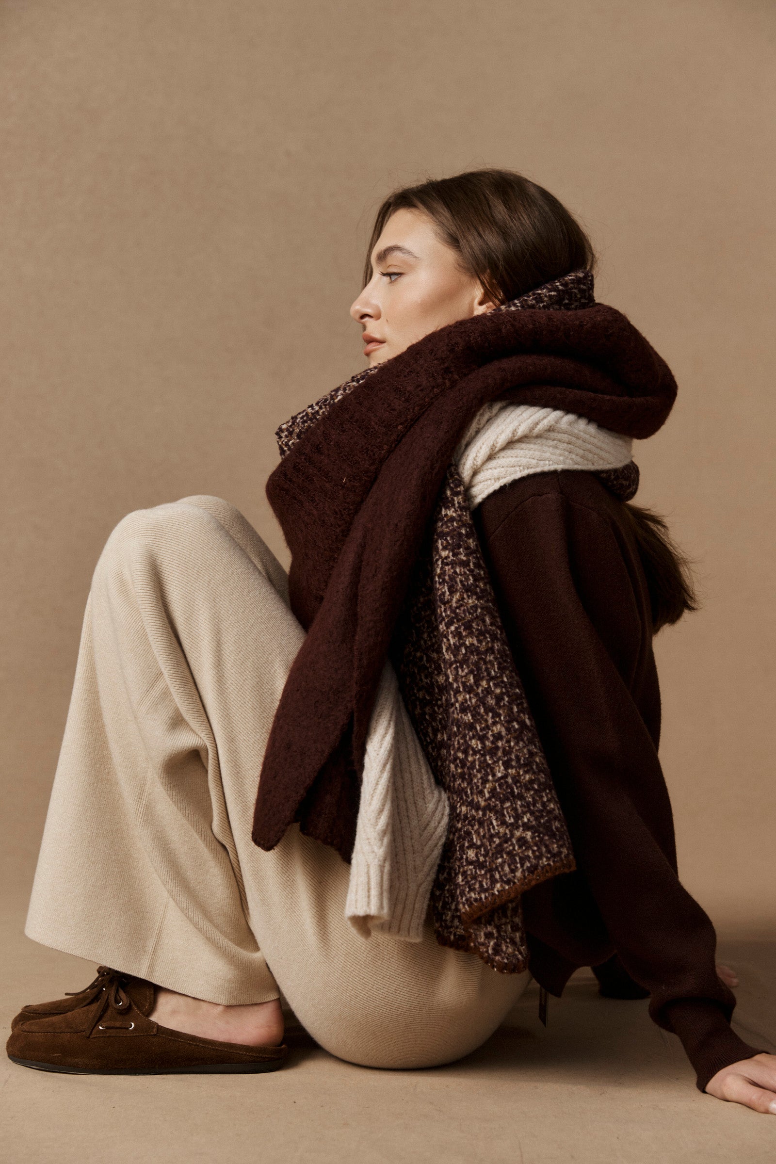 Amina Scarf - Mahogany