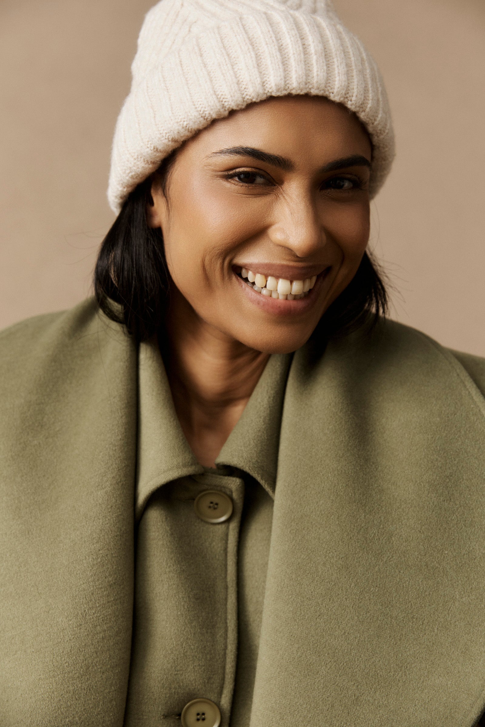 Sable Beanie - Bisque