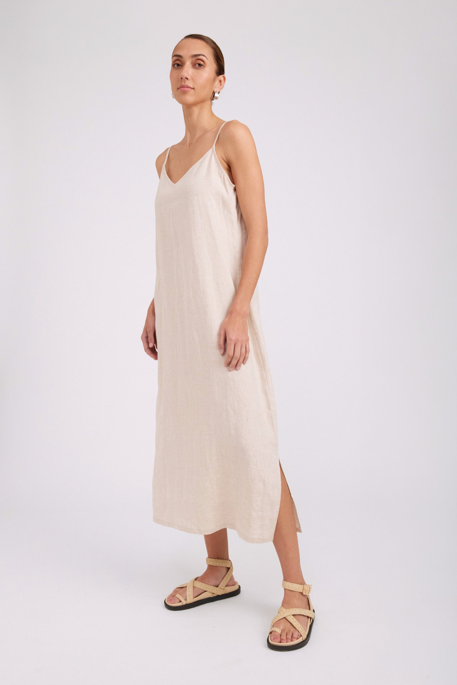 Studio Tank Maxi Dress - Tusk