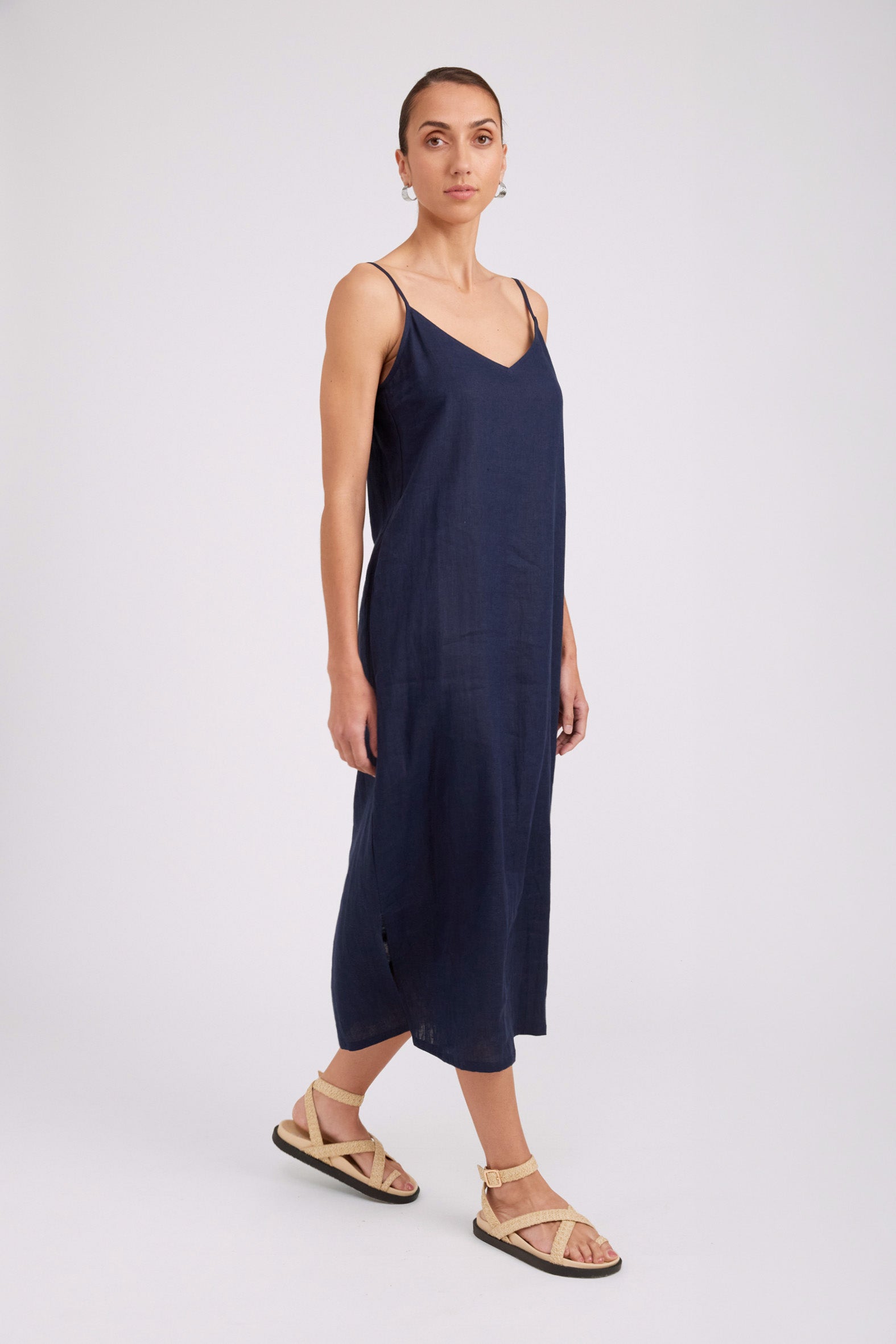 Studio Tank Maxi Dress - Navy