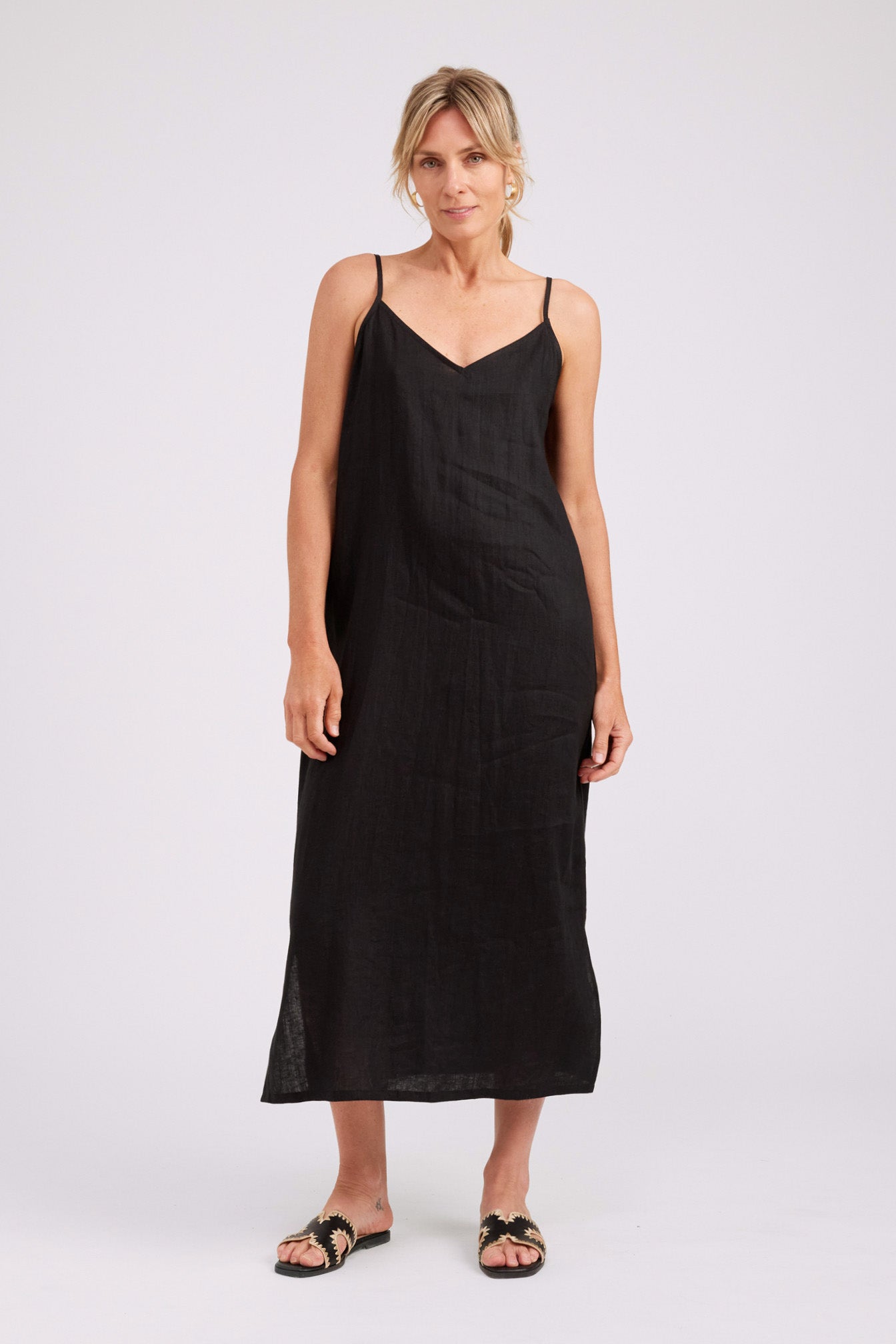 Studio Tank Maxi Dress - Black