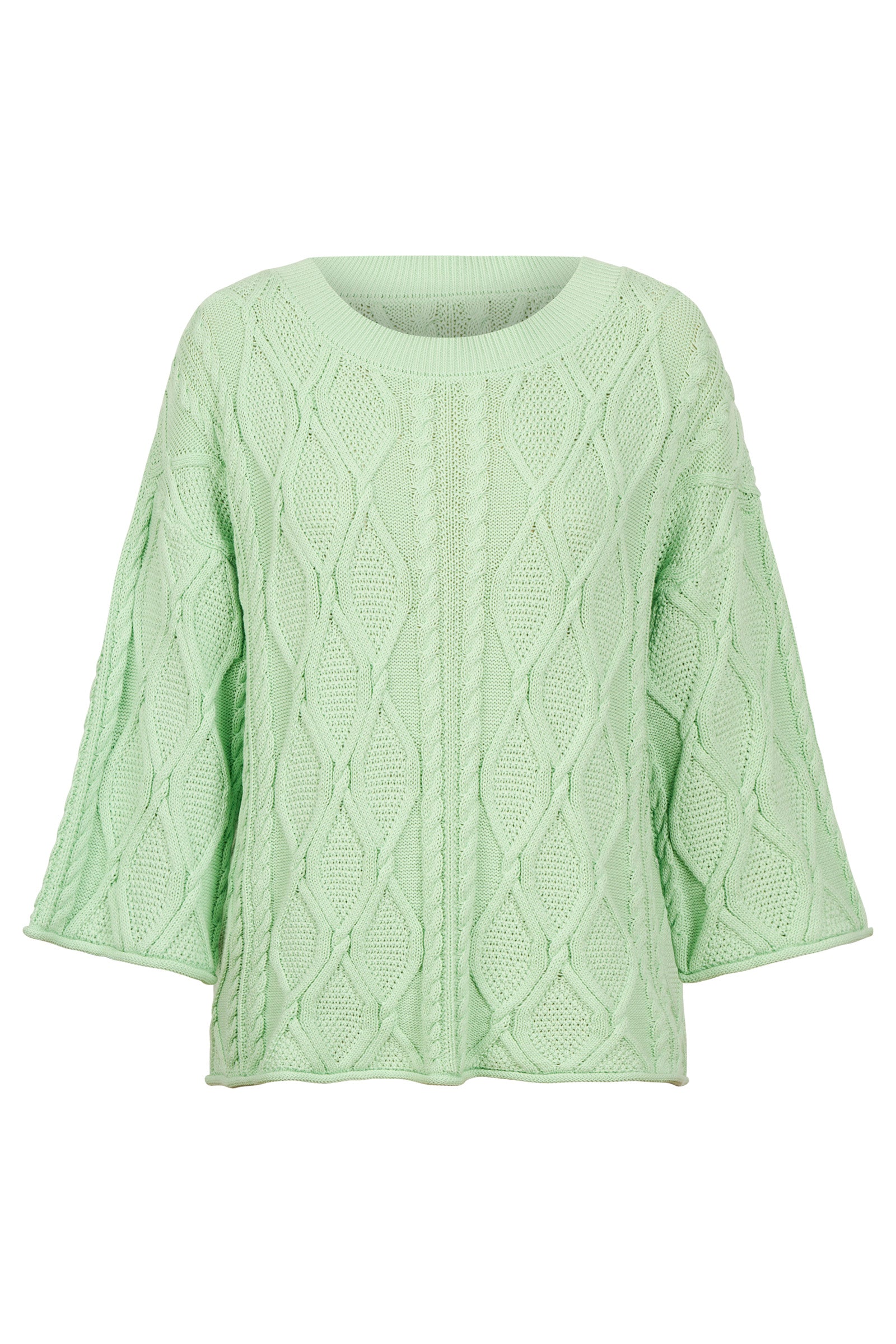 Casa Cable Jumper - Mint
