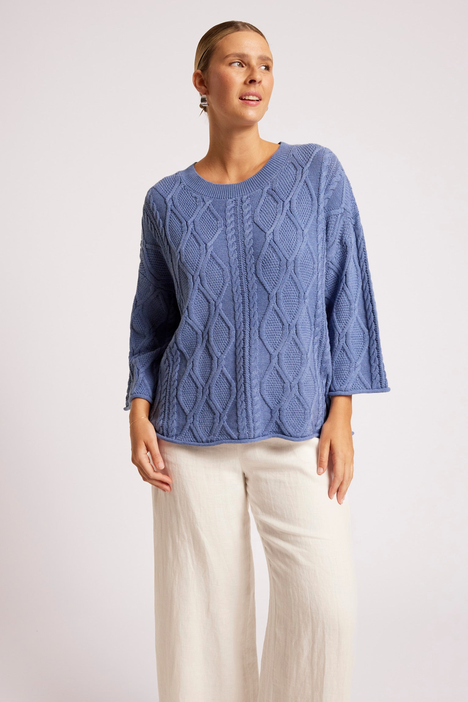 Casa Cable Jumper - Marine