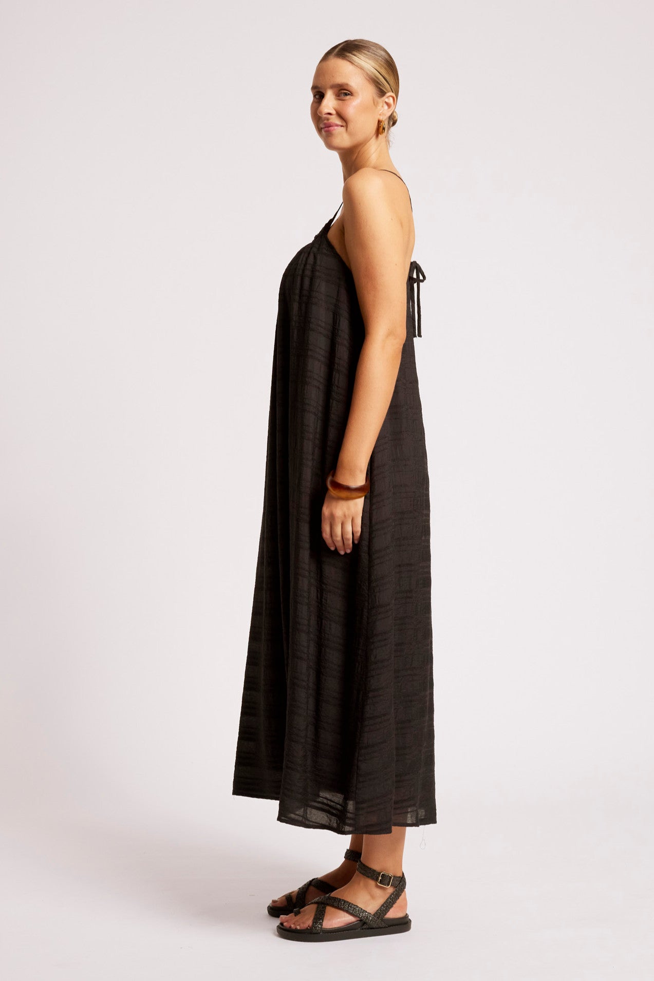 Sovana Tank Maxi Dress - Black