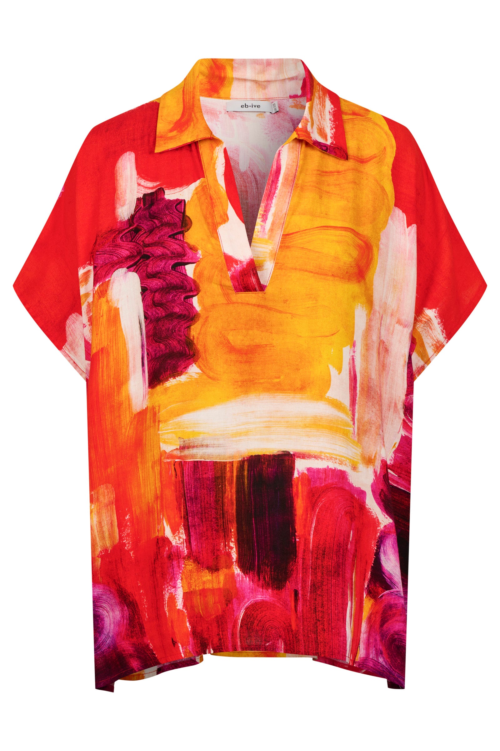 Palmera Collared Top - Solara