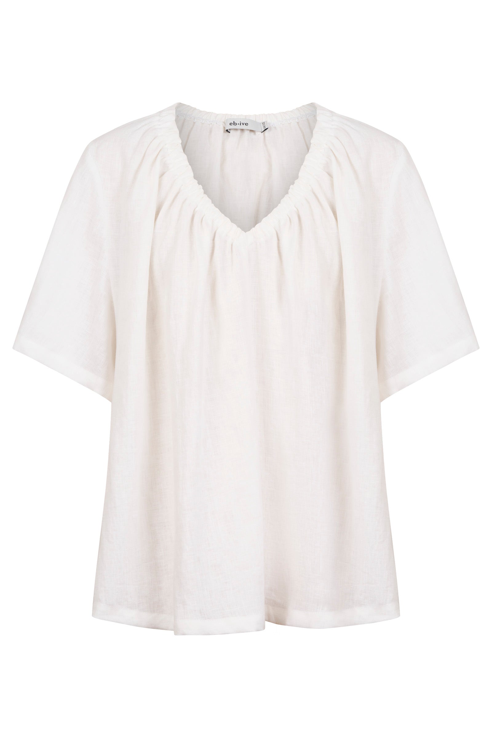 Cove Relaxed Top - White