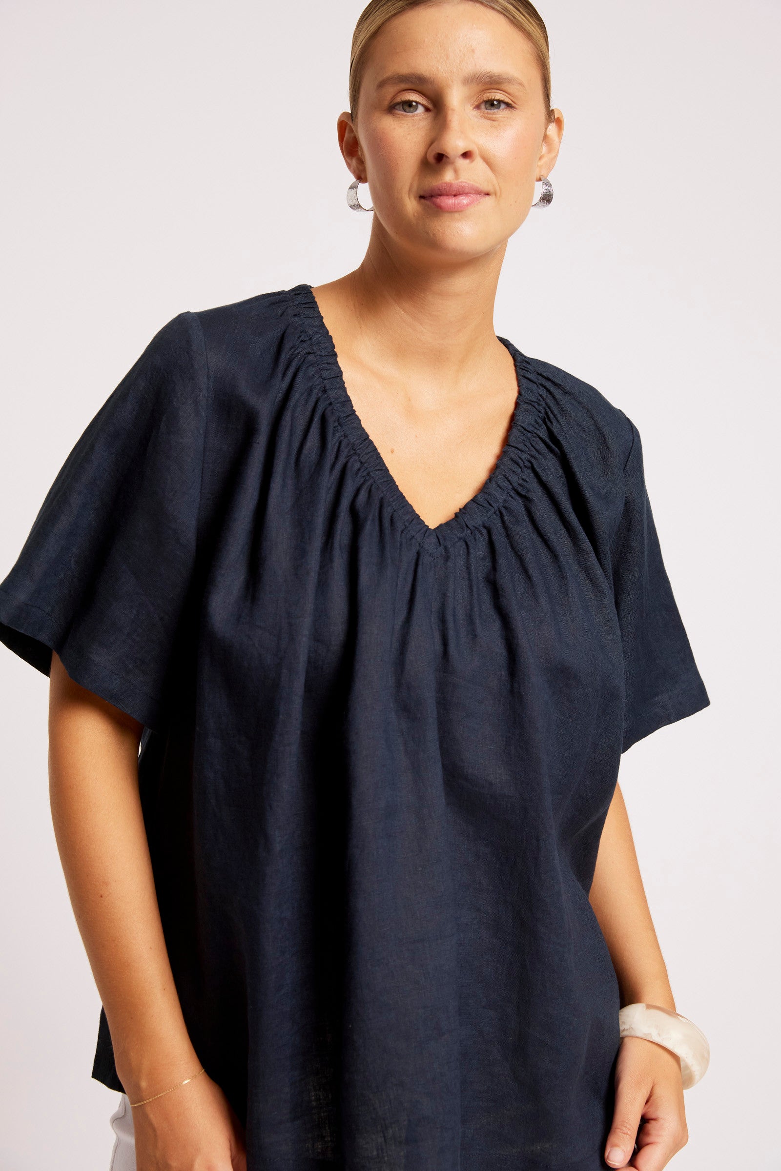 Cove Relaxed Top - Indigo