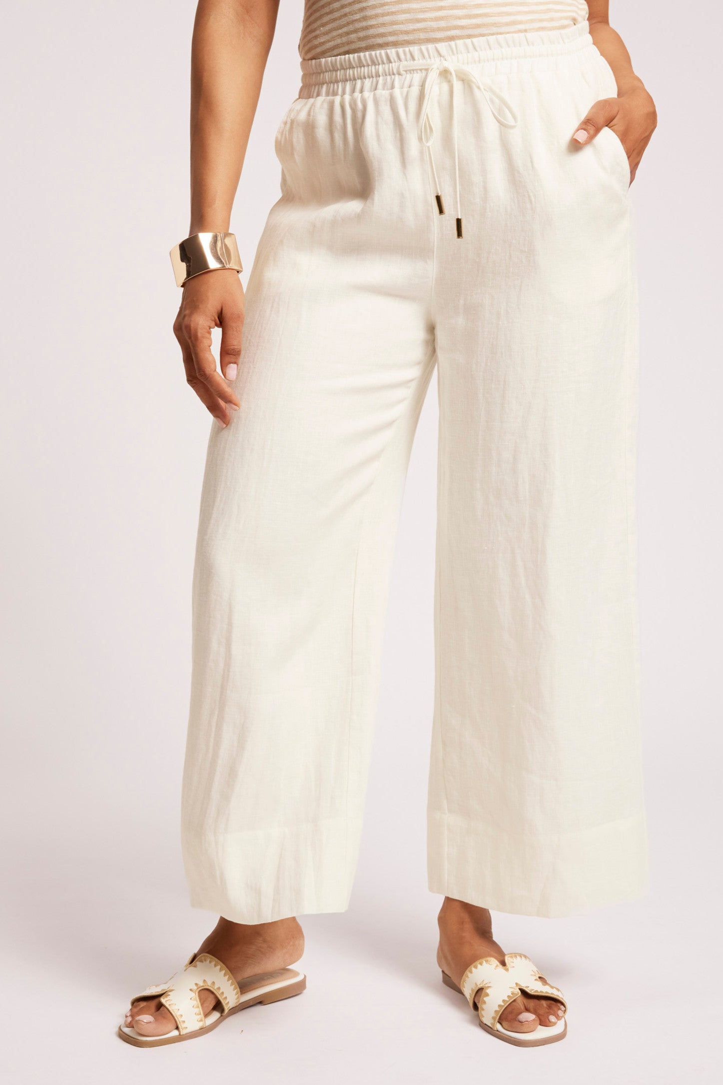 Cove Relaxed Pant - White