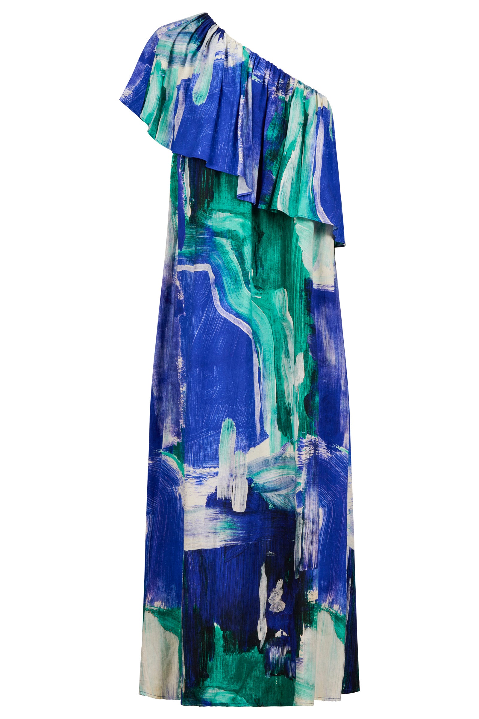 Palmera Off Shoulder Dress - Seafoam