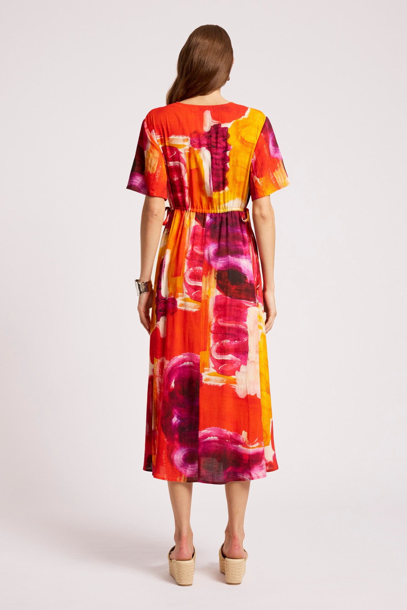 Palmera Tie Maxi Dress - Solara