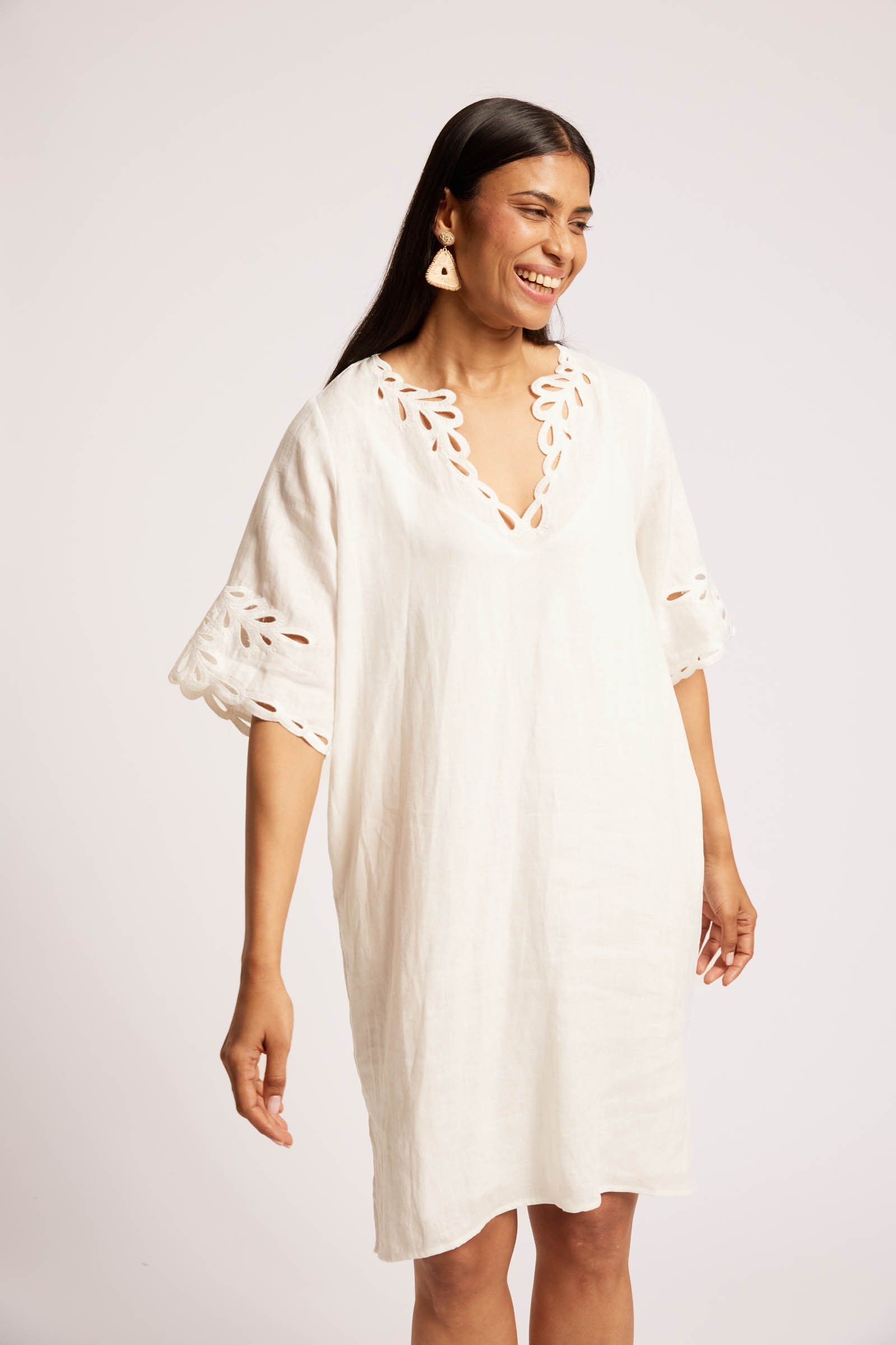 Maris Dress - White