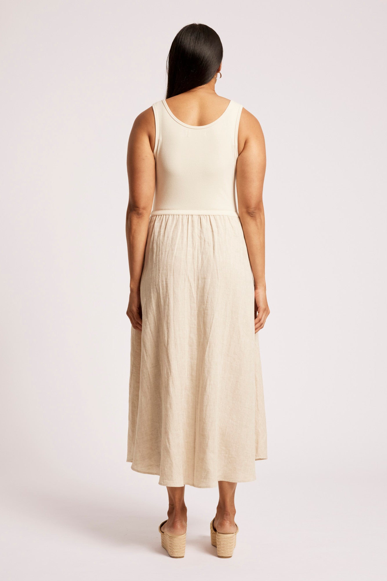 Maris Tank Maxi Dress - Tusk