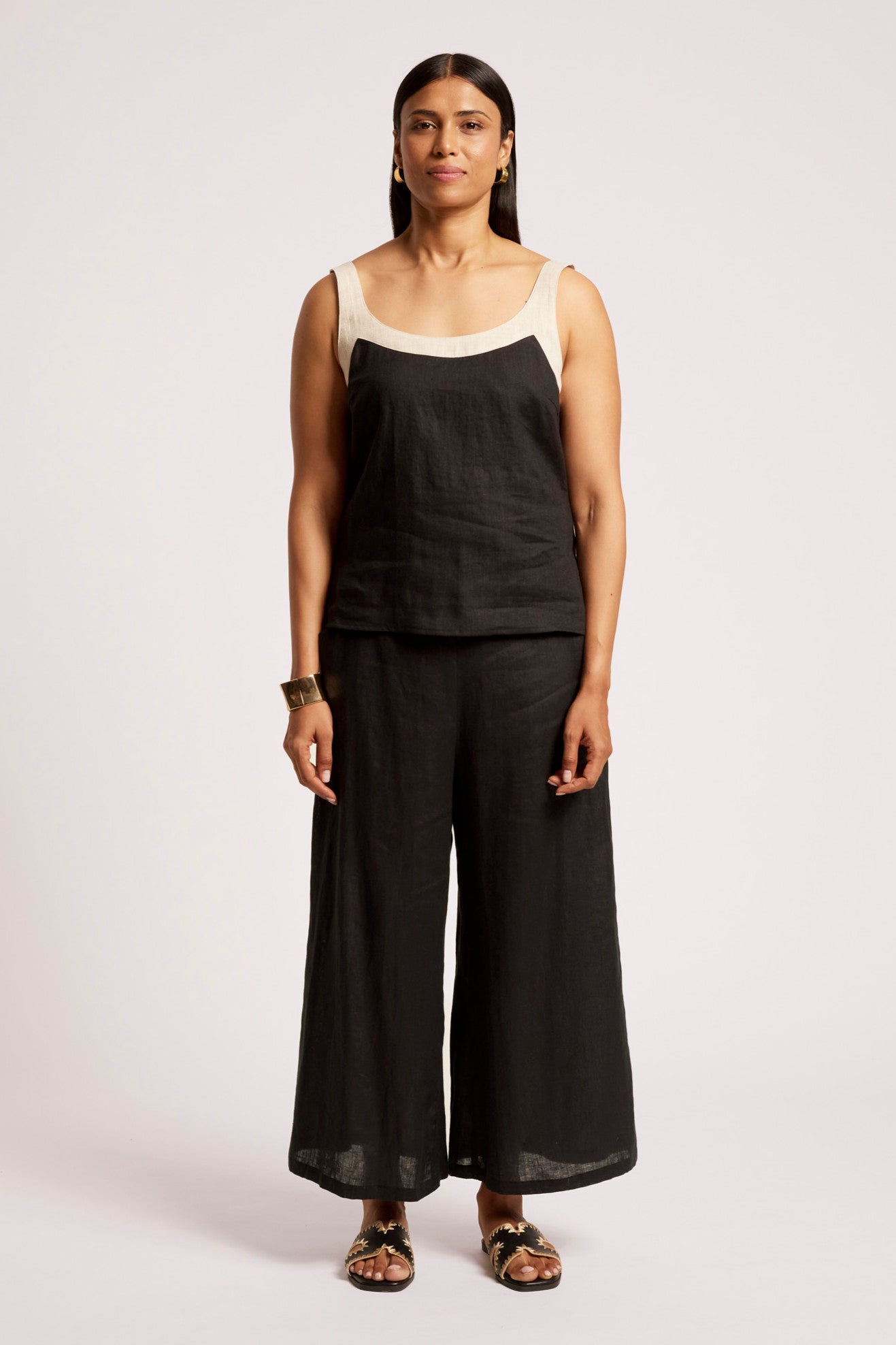 Maris Splice Tank - Black / Tusk
