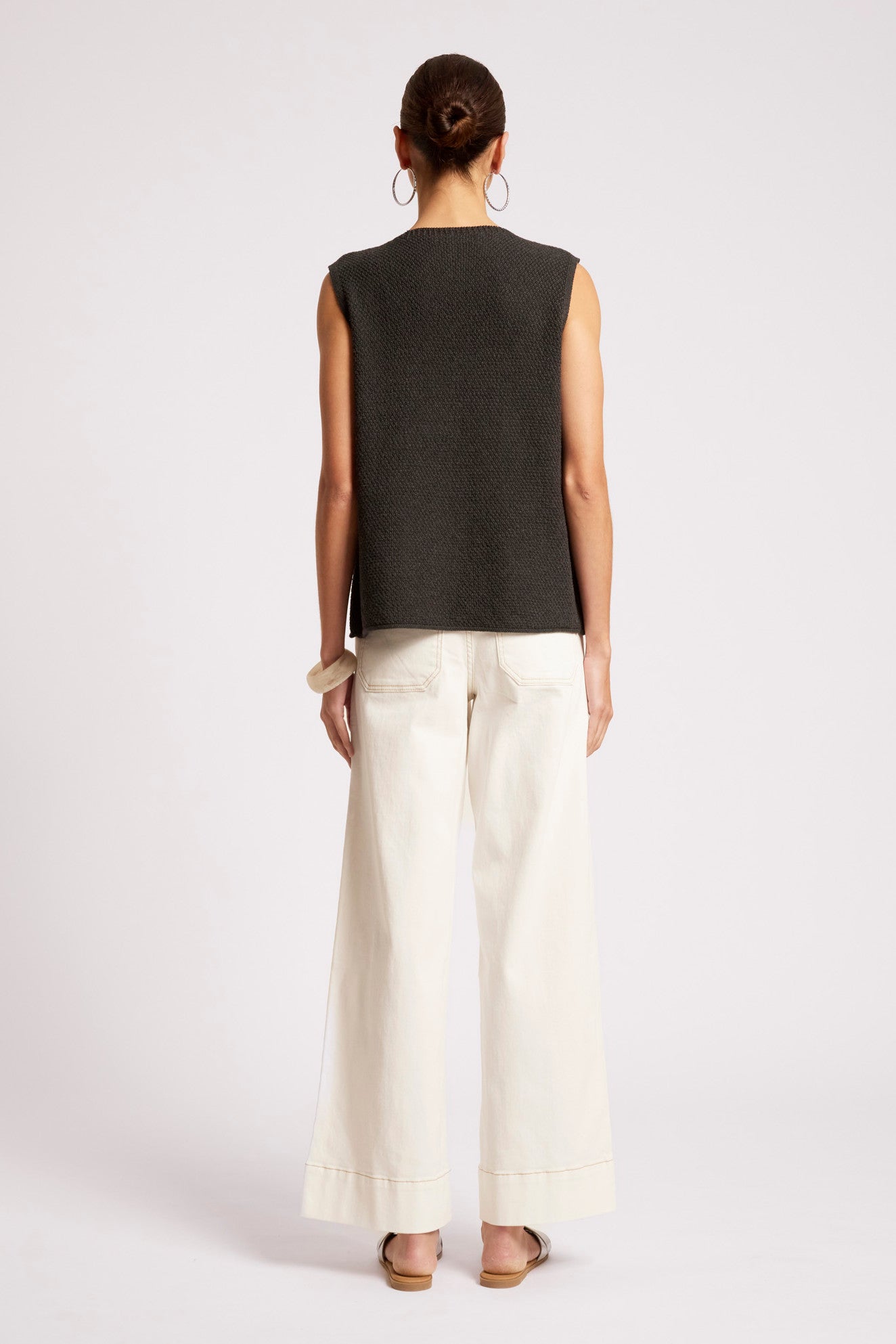 Maris Knit Vest - Black