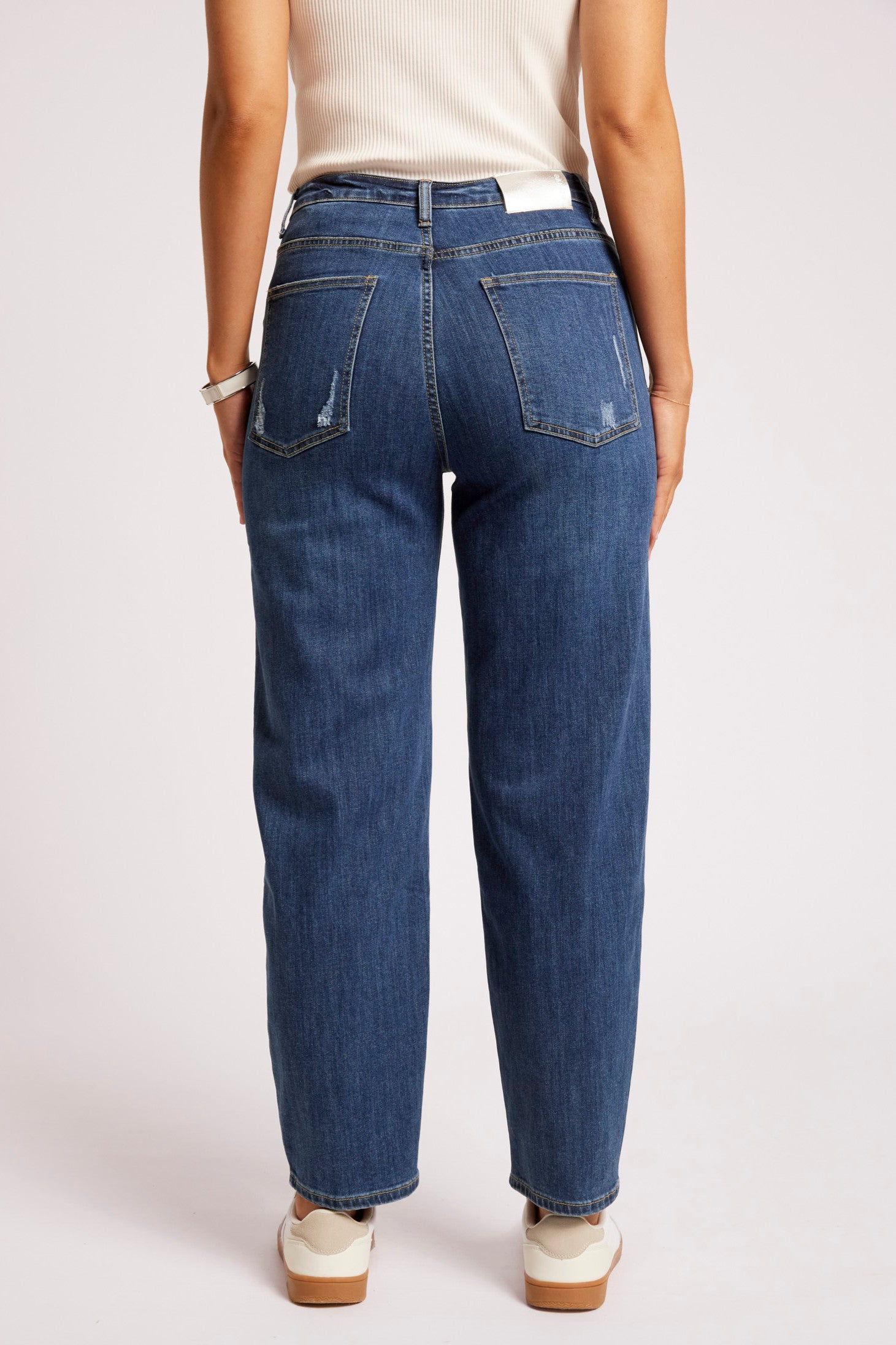 Maris Barrel Denim Jean - Denim